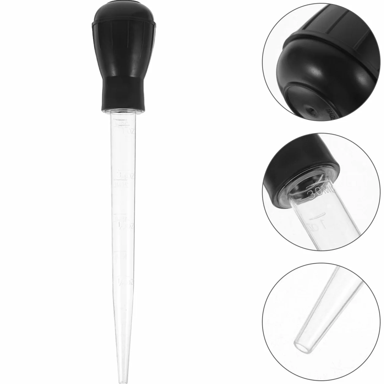 Poire À Marinade pour Viande 11 Pouces Injecteur De Sauce Réutilisable en Plastique pour Barbecue