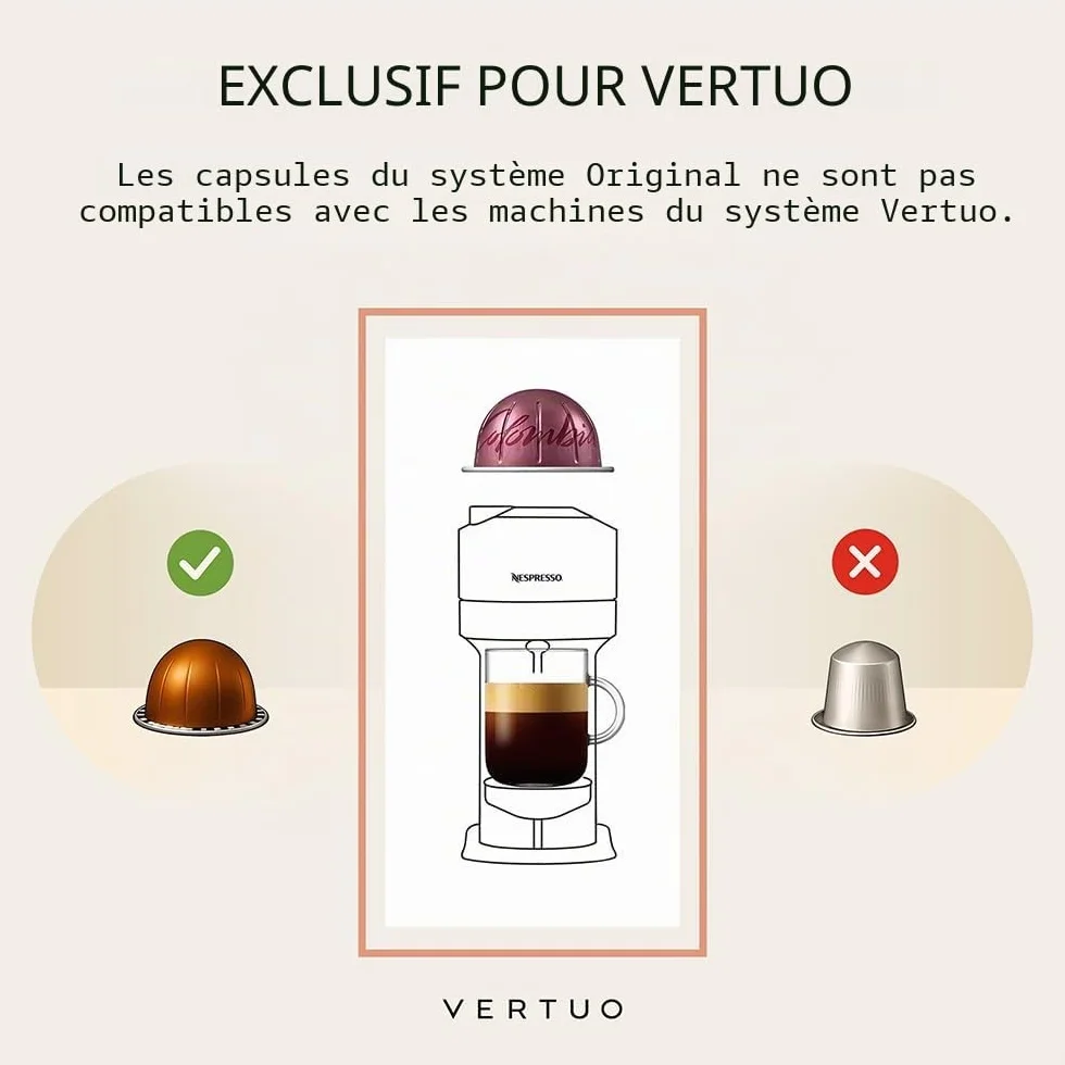 Nespresso De'Longhi Machine à Café Vertuo Plus Black Mat, Capsules café Vertuo seulement, Technologie Centrifusion, 5 Tailles de Tasses + Kit de Bienvenue, Design Moderne, Arrêt Automatique, ENV150.B