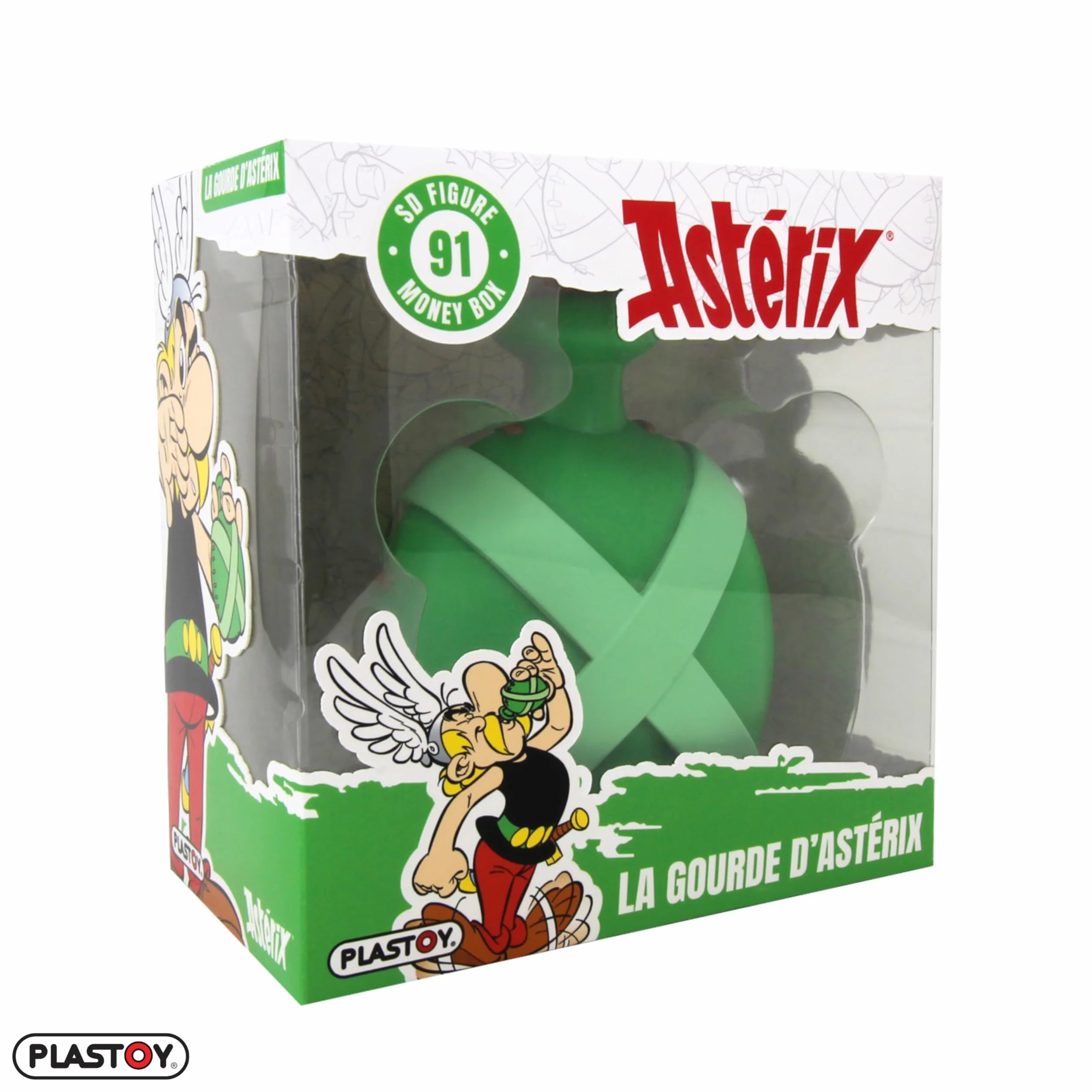 Astérix Tirelire Gourde Plastique 15 cm
