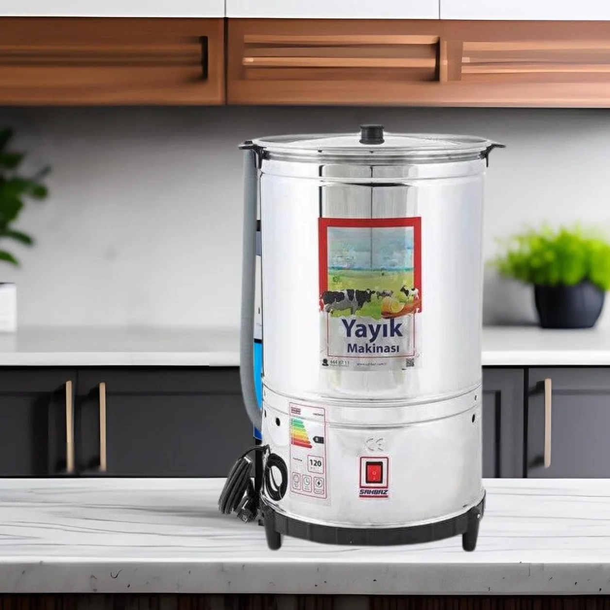 Machine à beurre, machine à babeurre électrique, Ayran, Yayik (20 l)