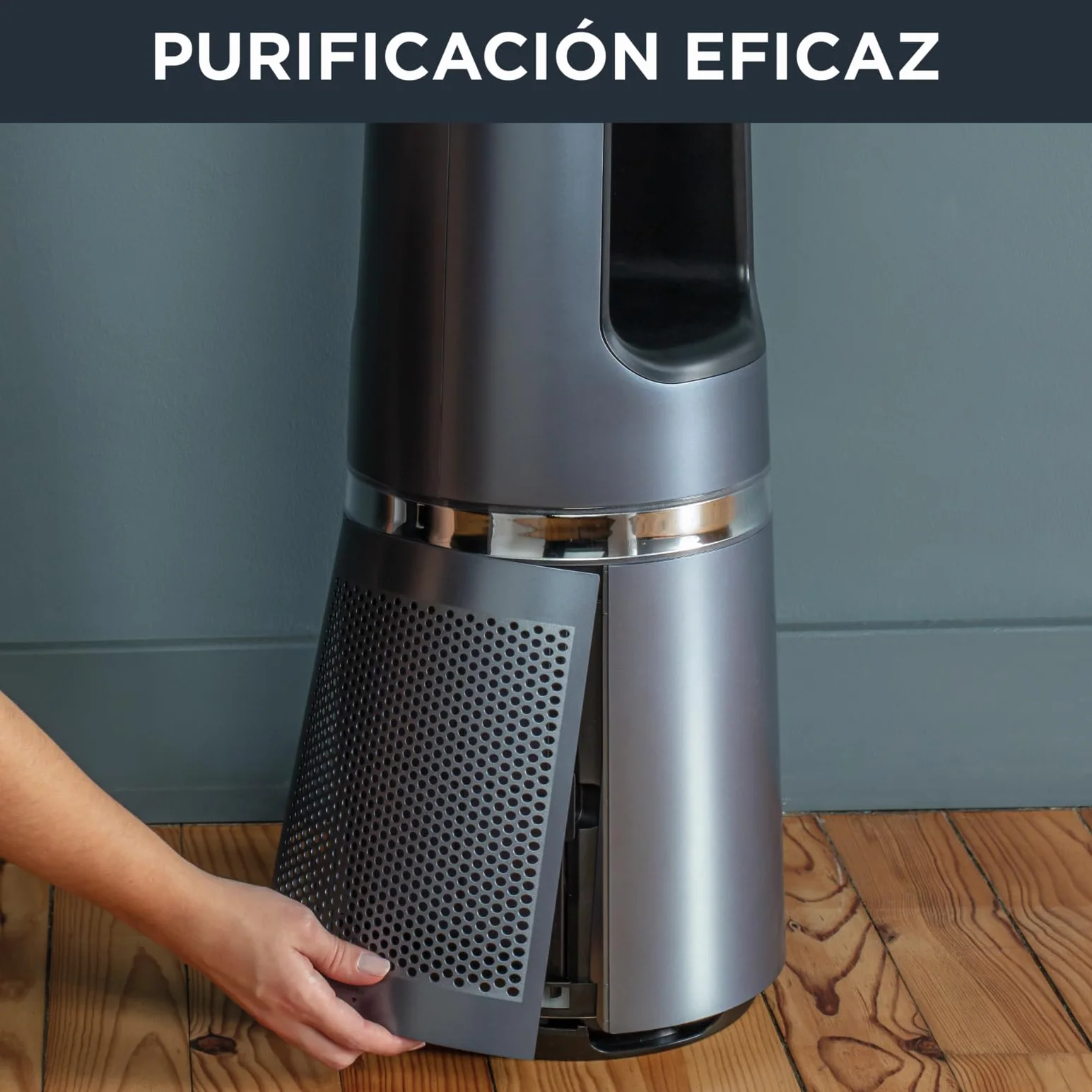 Rowenta Eclipse 2-en-1 Ventilateur purificateur, 32 dB (A), 12 vitesses, Oscillation, Minuteur