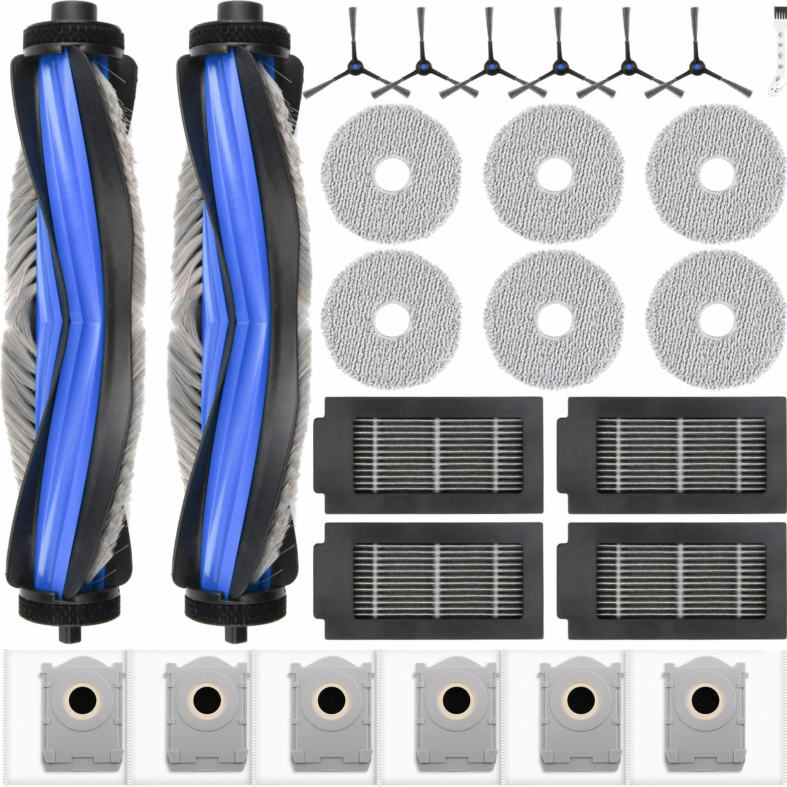 ECOVACS DEEBOT T50 Omni T50 PRO Omni T50 Pro Omni Gen2 robot aspirateur accessoires 25 pièces
