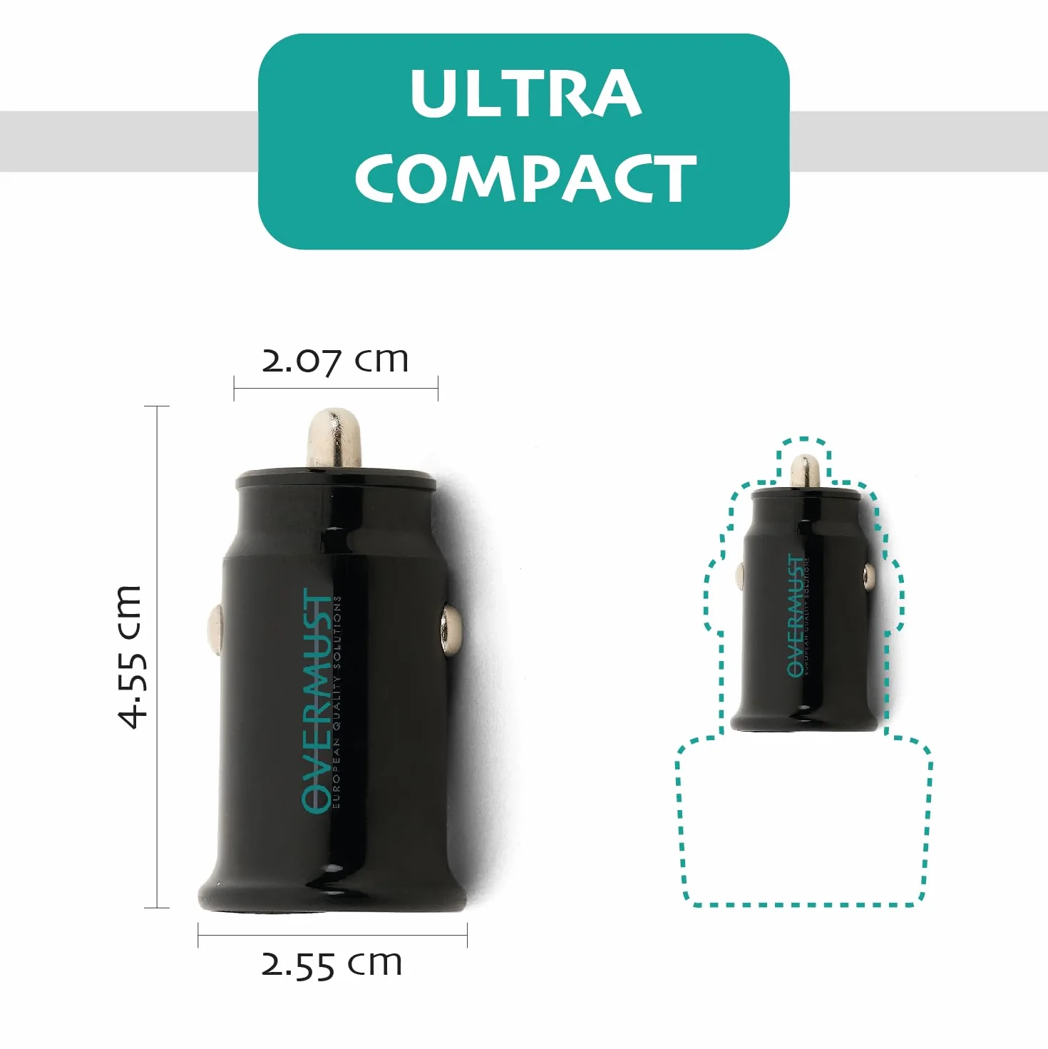 Ładowarka samochodowa 36W - Ładowarka z portami USB PD i QC 3.0 do ładowania takich urządzeń, jak iPhone 14, 13, 12 Pro Max, Samsung, Huawei, iPad, MacBook, AirPods itp.