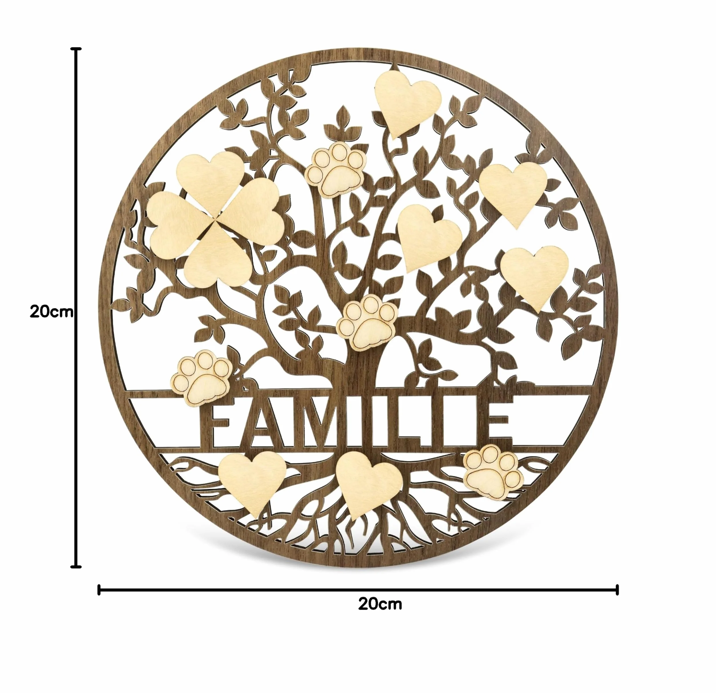 TAKULA Arbre de Vie Decoration Murale Arbre Genealogique a Remplir Cadeau Famille Personnalisé