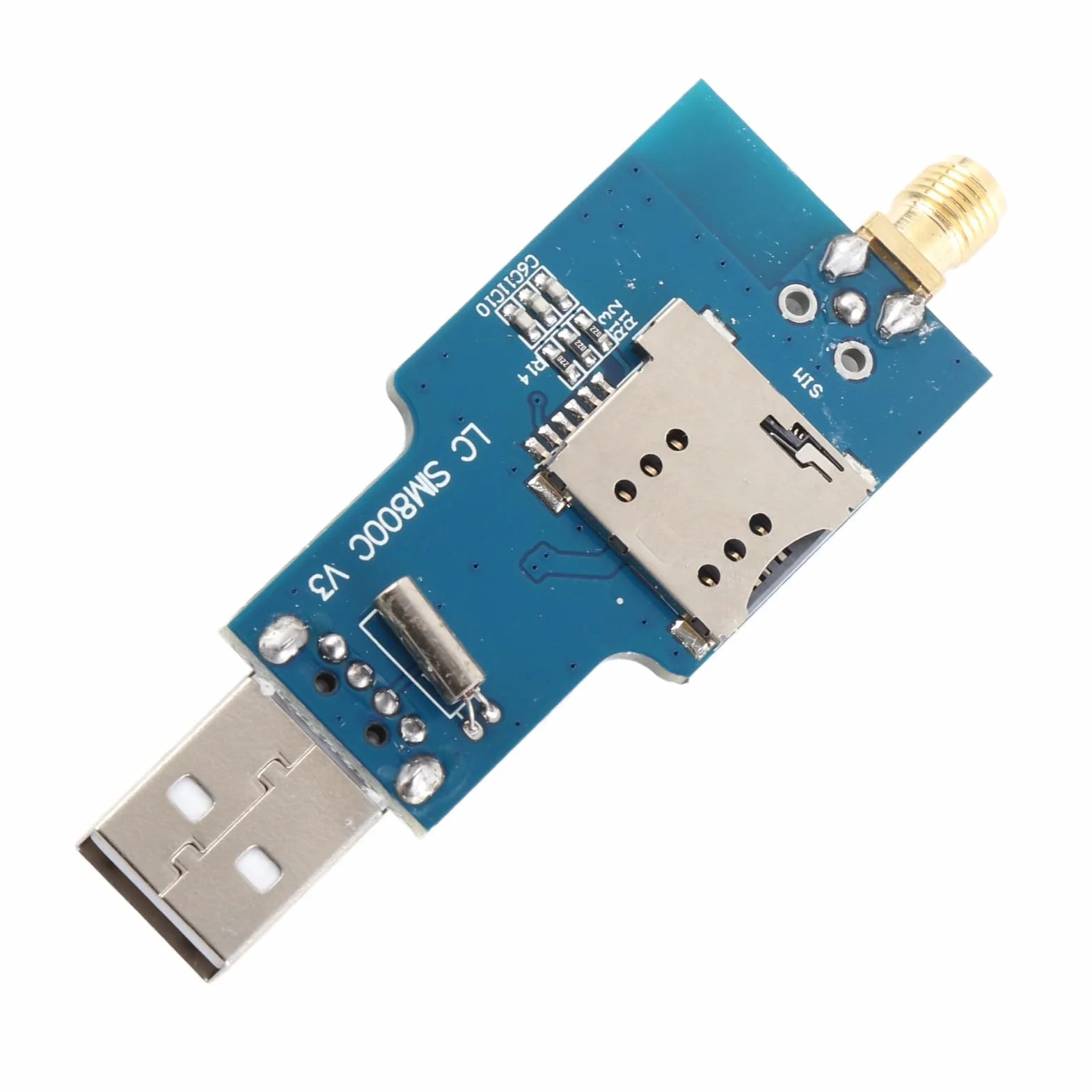 Module SIM800C USB vers GSM pour Données Vocales SMS GPRS TTS