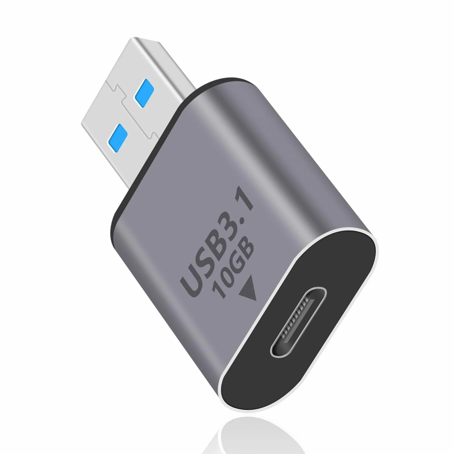 Duttek Adaptateur USB C Femelle vers Mâle USB 10Gbps, USBC vers A OTG Charge Rapide pour iPhone MacBook PC