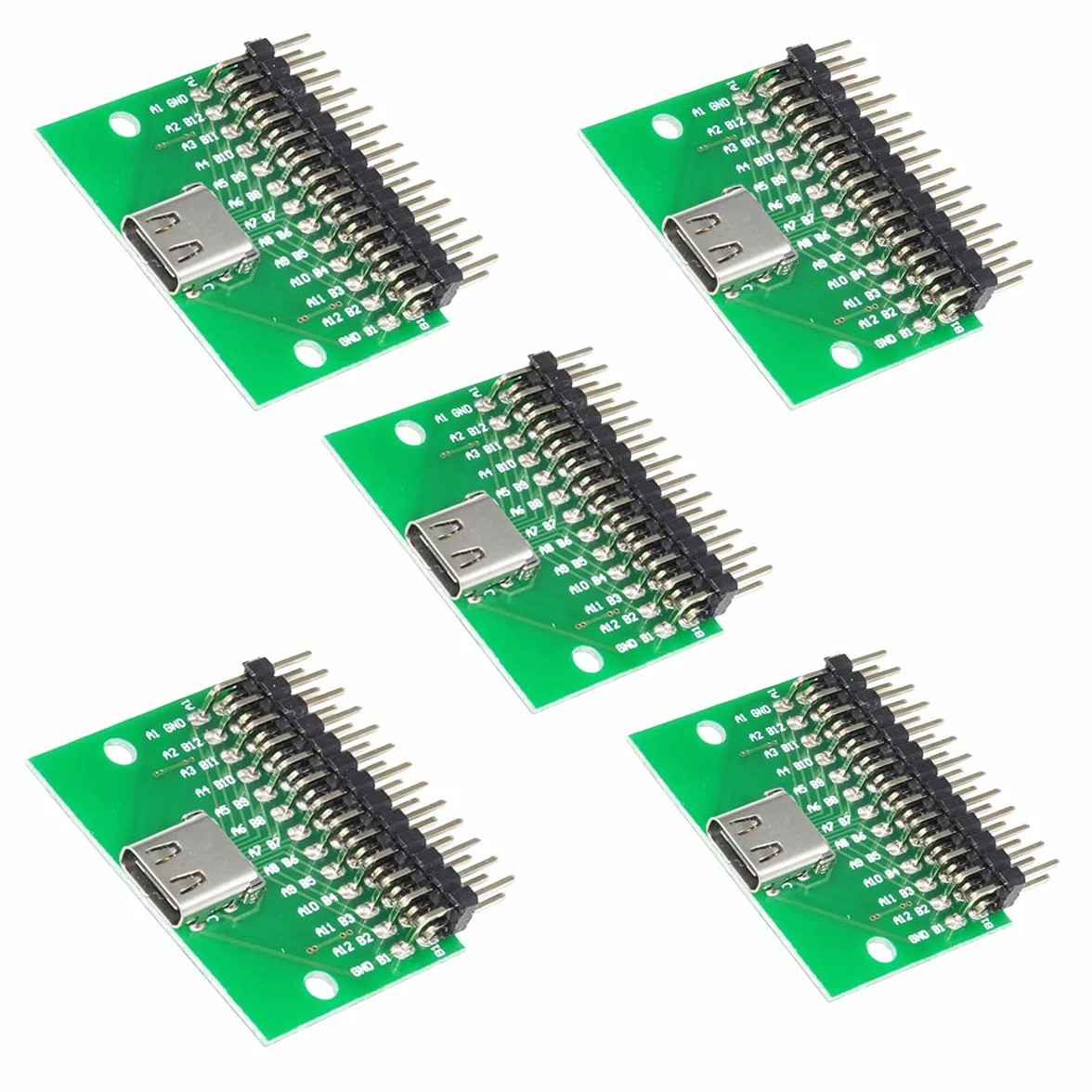 WLGQ USB 3.1 TYPEC żeński z gniazdem testowym PCB płytka testowa USB-c żeński pitch2,54 mm pin