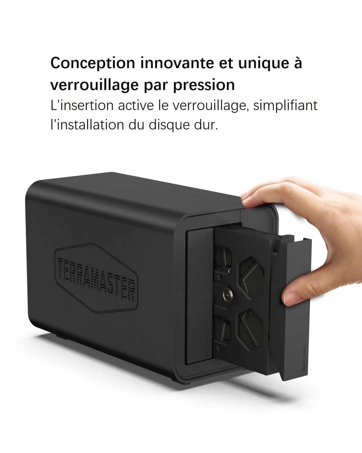 TerraMaster D2-320 USB 3.2 (2. generacji) 10 Gb/s zewnętrznej pamięci masowej dla zewnętrznego dysku twardego, obsługa Raid 0/1/Single/JBOD (bez dysku twardego)