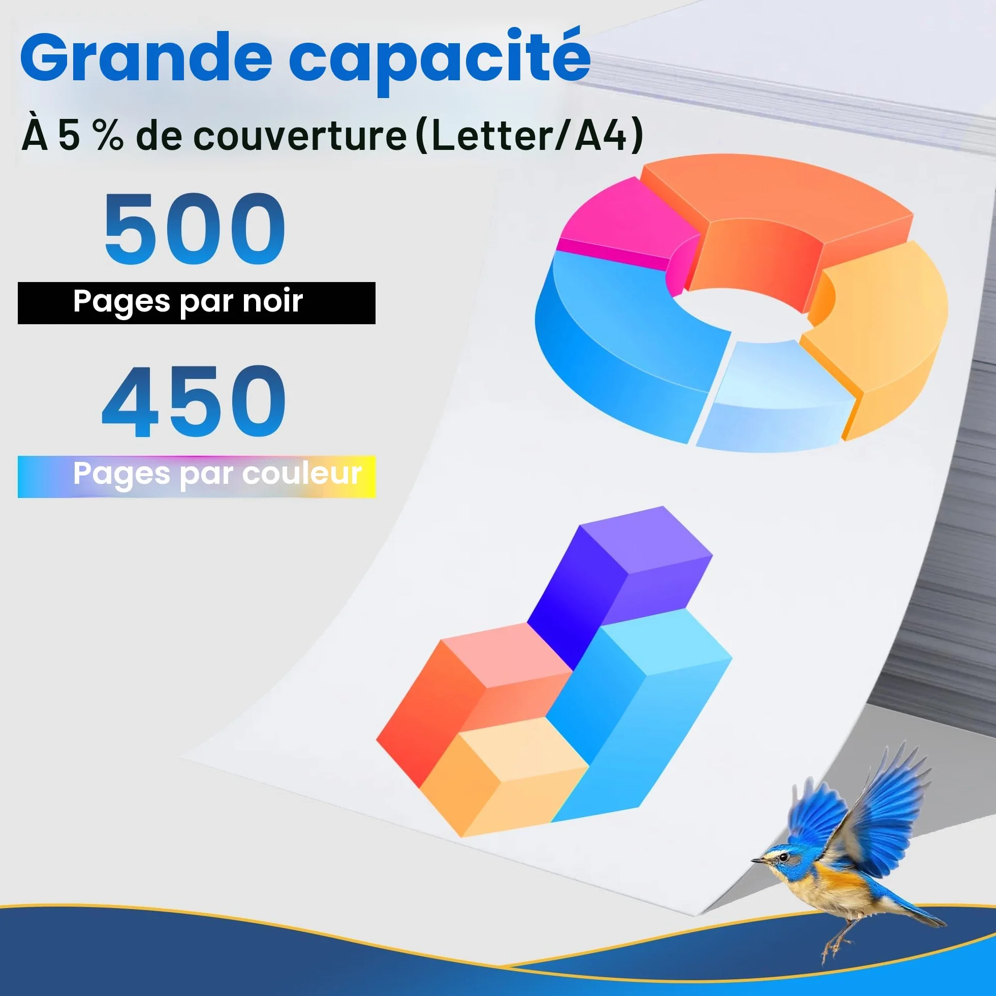 Cartouches d'encre Compatibles pour Epson 29 XL Lot de 10 pour XP-255 XP-445 XP-352 XP-247