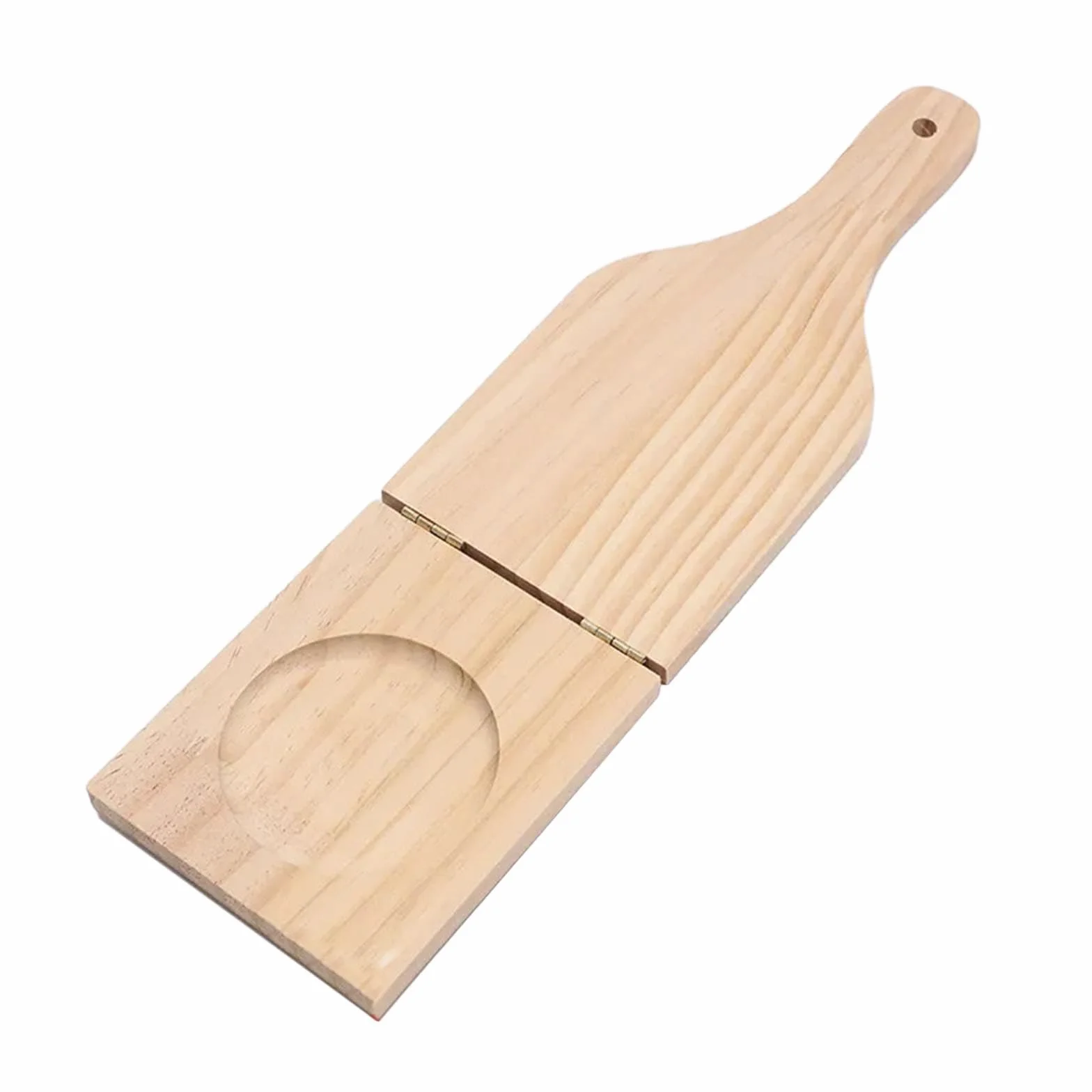 MagiDeal Presse à Bananes Plantain en Bois, Broyeur d'Aliments Ustensile de Cuisine
