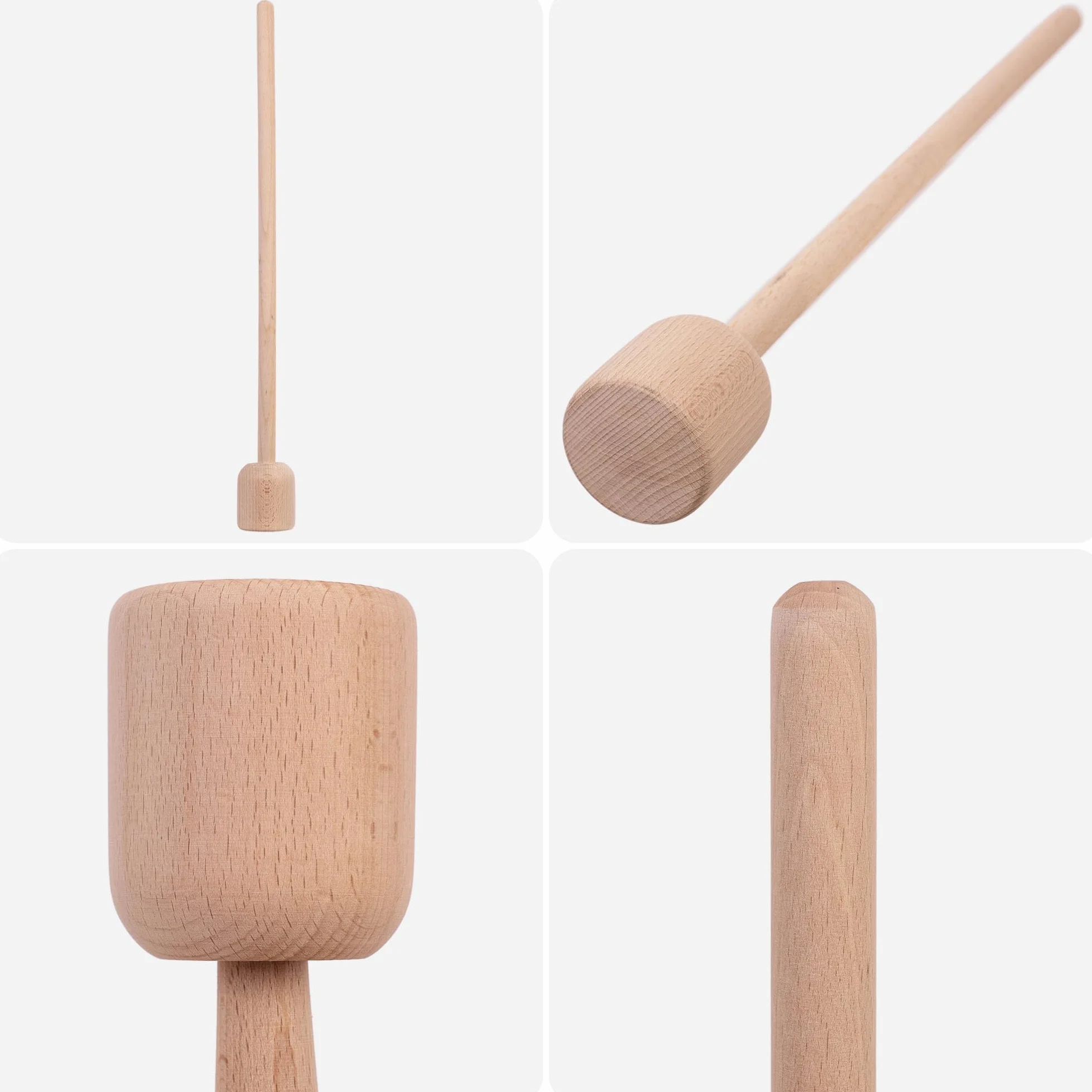 KADAX Presse-choucroute en bois 61 x 6,5 cm pour fermentation