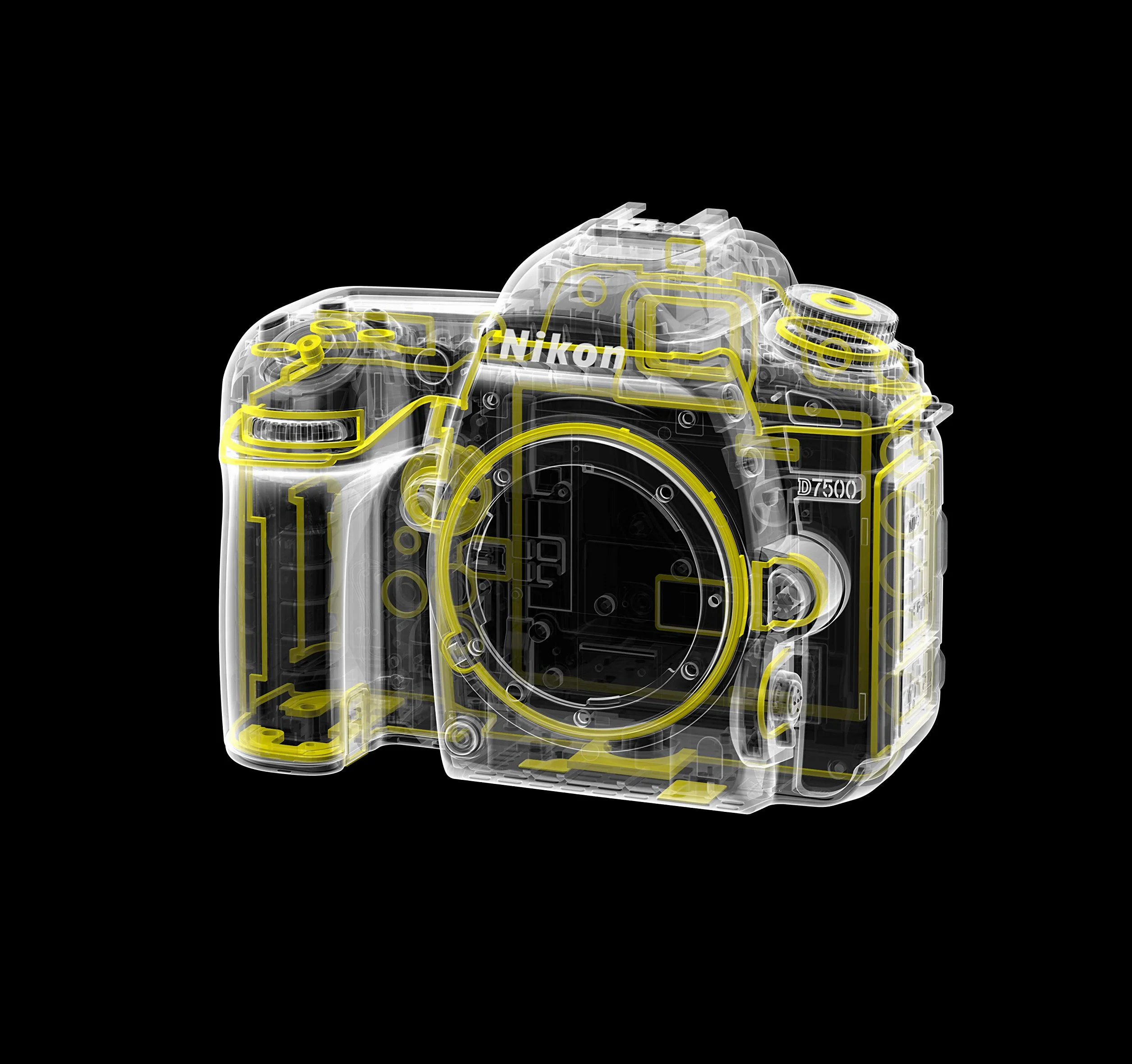 Nikon D7500 VBA510AE Aparat Cyfrowy, Czarny, 135 x 104 mm