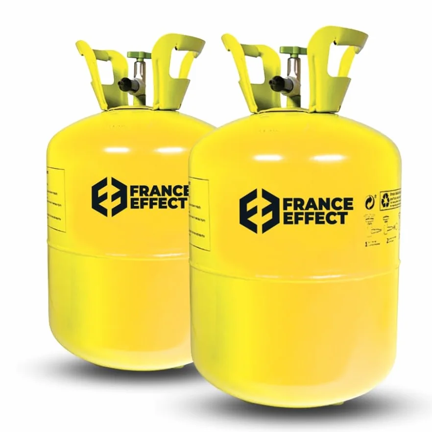 Bouteille d'Hélium - Gonfle Jusqu’à 50 Ballons | Usage Festif pour Mariages, Anniversaires, et Événements | Facile à Utiliser - France Effect