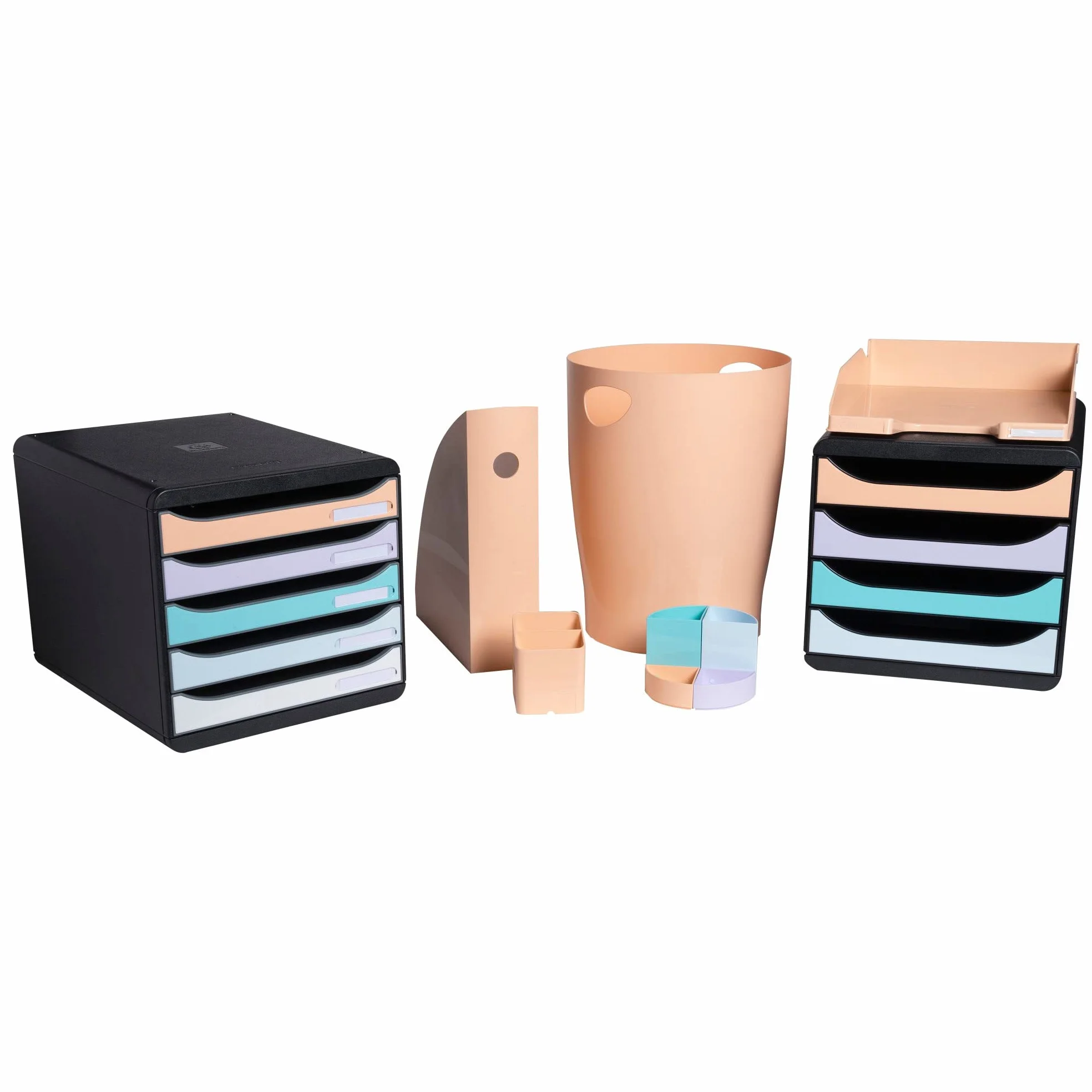 Exacompta Ecobin Corbeille à papier mauve