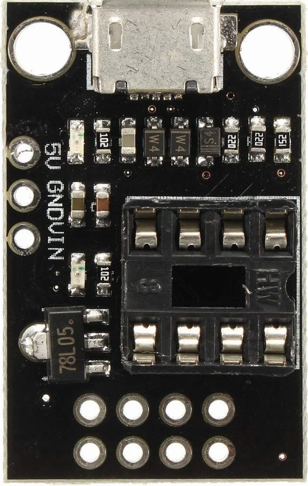 DollaTek 5Pcs Carte de développement enfichable ATtiny13A ATtiny25 ATtiny45 ATtiny85 Programmation Micro USB