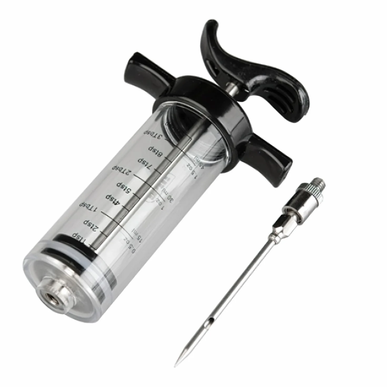 Ibili Seringue à Sauce 23 cm, Black/Transparent/Silver