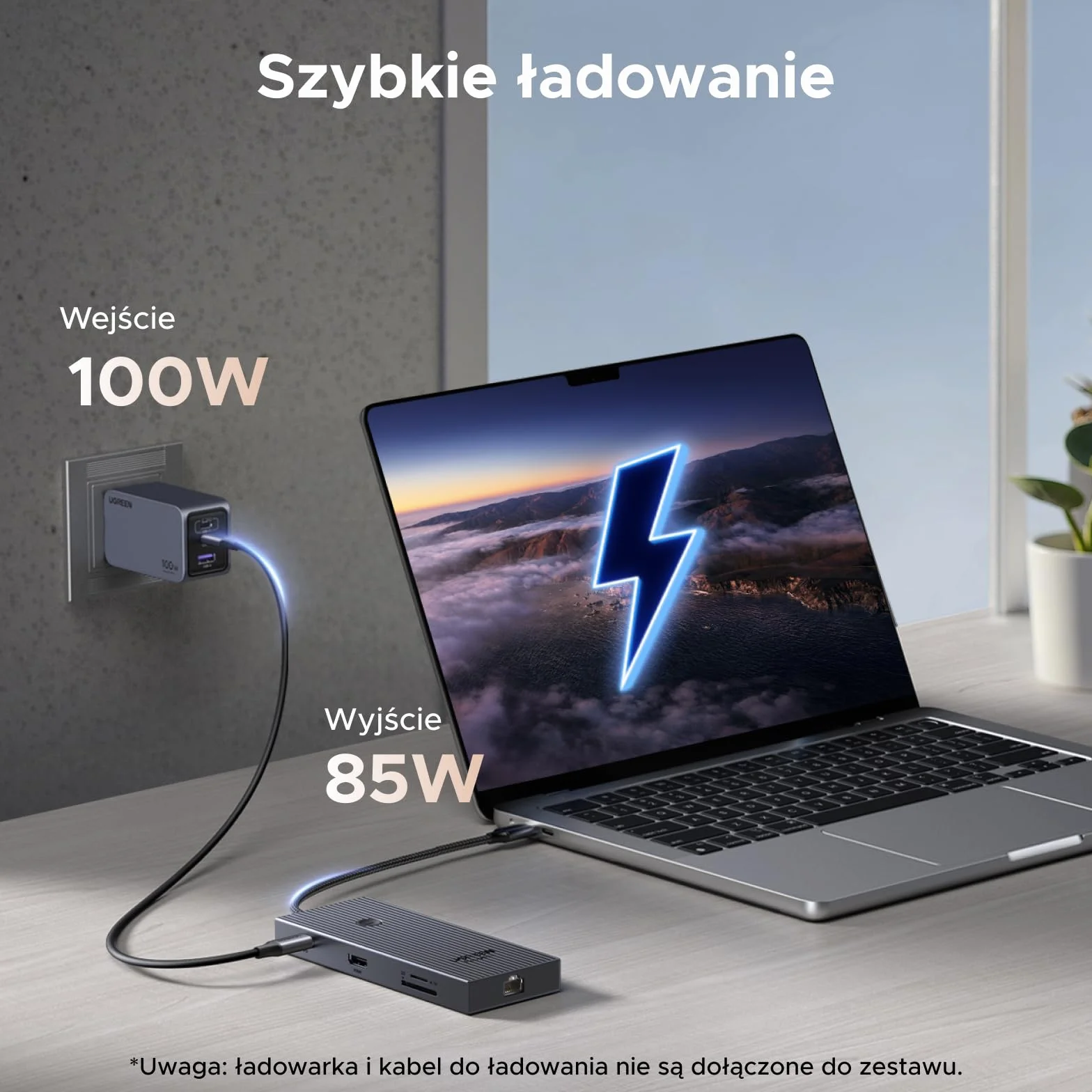 UGREEN Revodok Pro 1091 koncentrator USB C, 10 Gbps, adapter USB C z 4K HDMI, Gigabit Ethernet, USB 3.2 10 Gb/s, czytnik kart SD/TF, PD 100 W, kompatybilny z MacBook, Surface, iPad Pro itd.