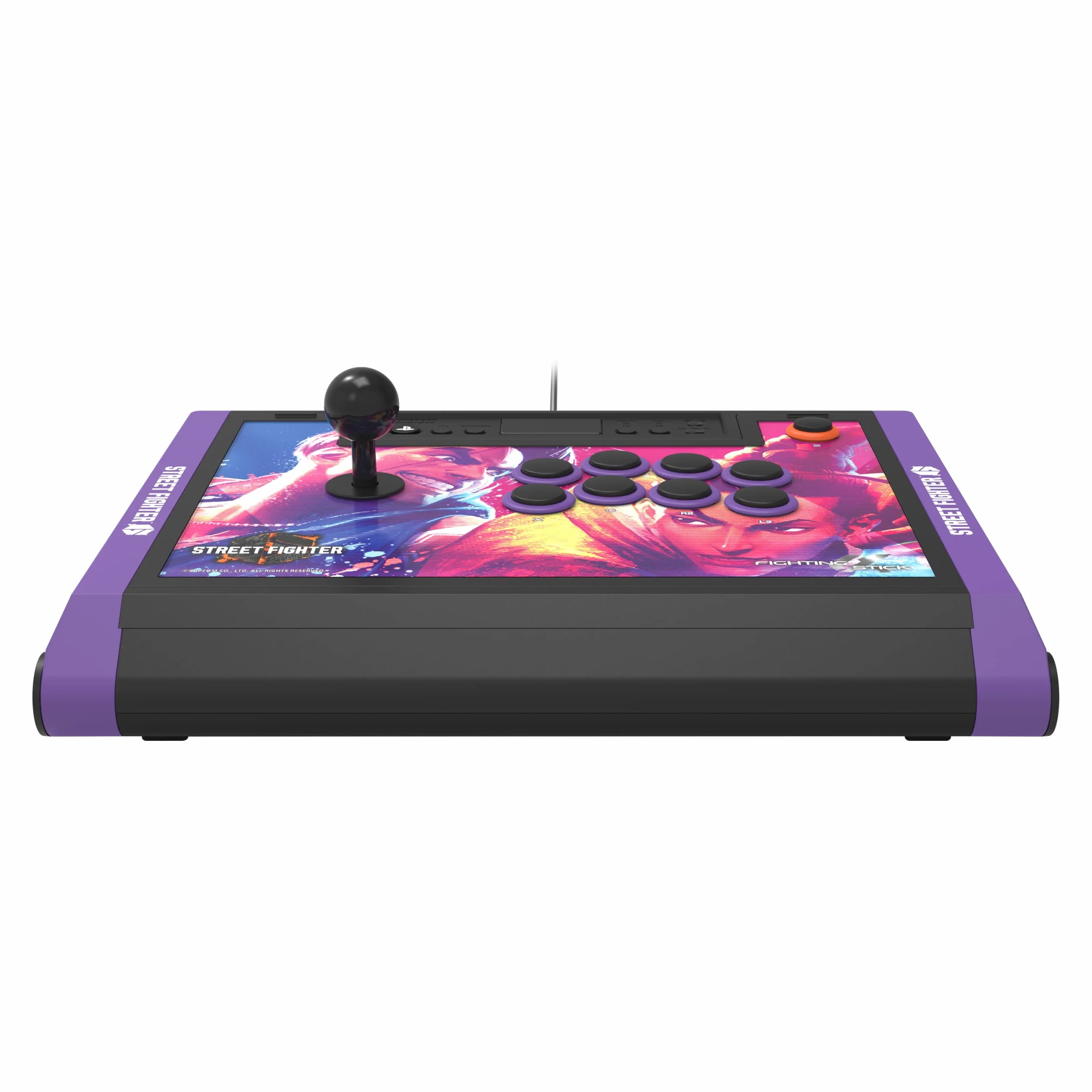 Hori Fighting Stick Alpha Street Fighter VI pour PlayStation 5, PS4, PC - Licence officielle Sony Capcom