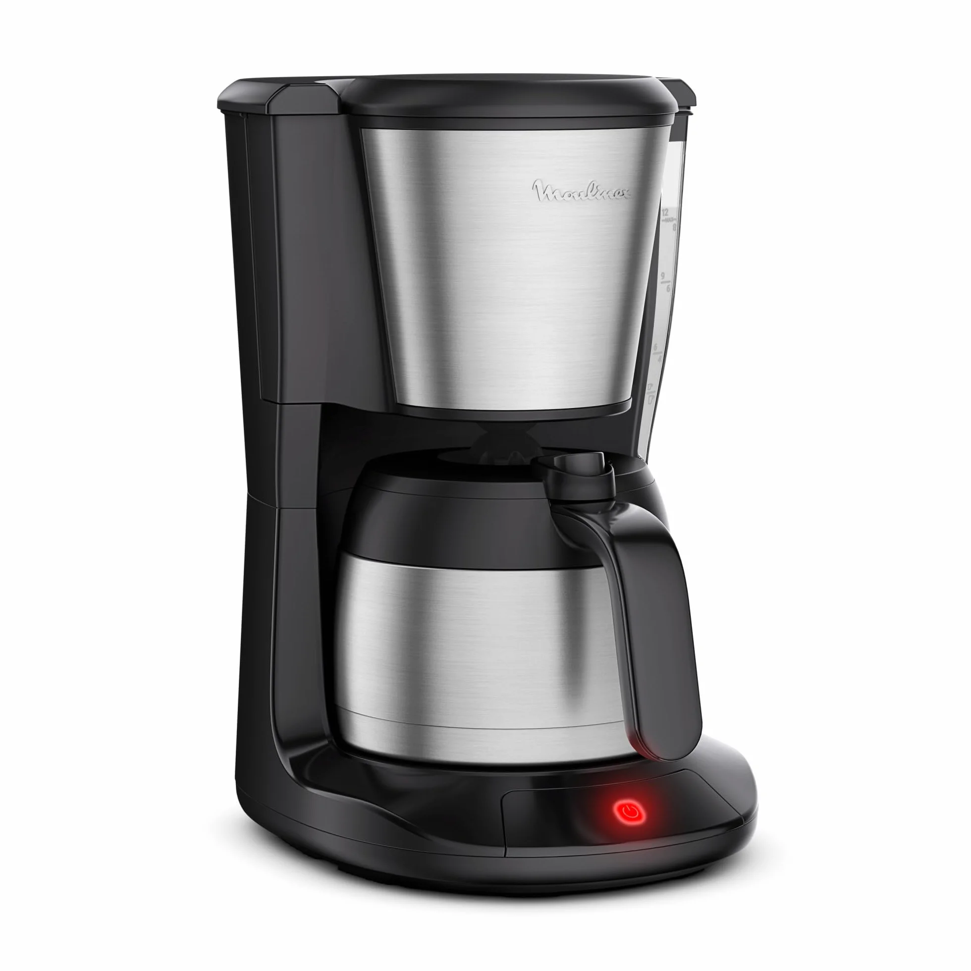 Moulinex Subito, Cafetière filtre avec verseuse isotherme, Capacité de 0,9L, 12tasses, FT5S0DE0