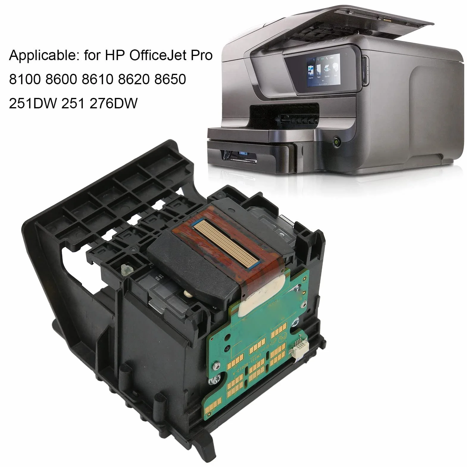 Kit de Remplacement Tête d'Impression 950 951 pour HP Officejet Pro 8100 8600 8610 8620 8650 251
