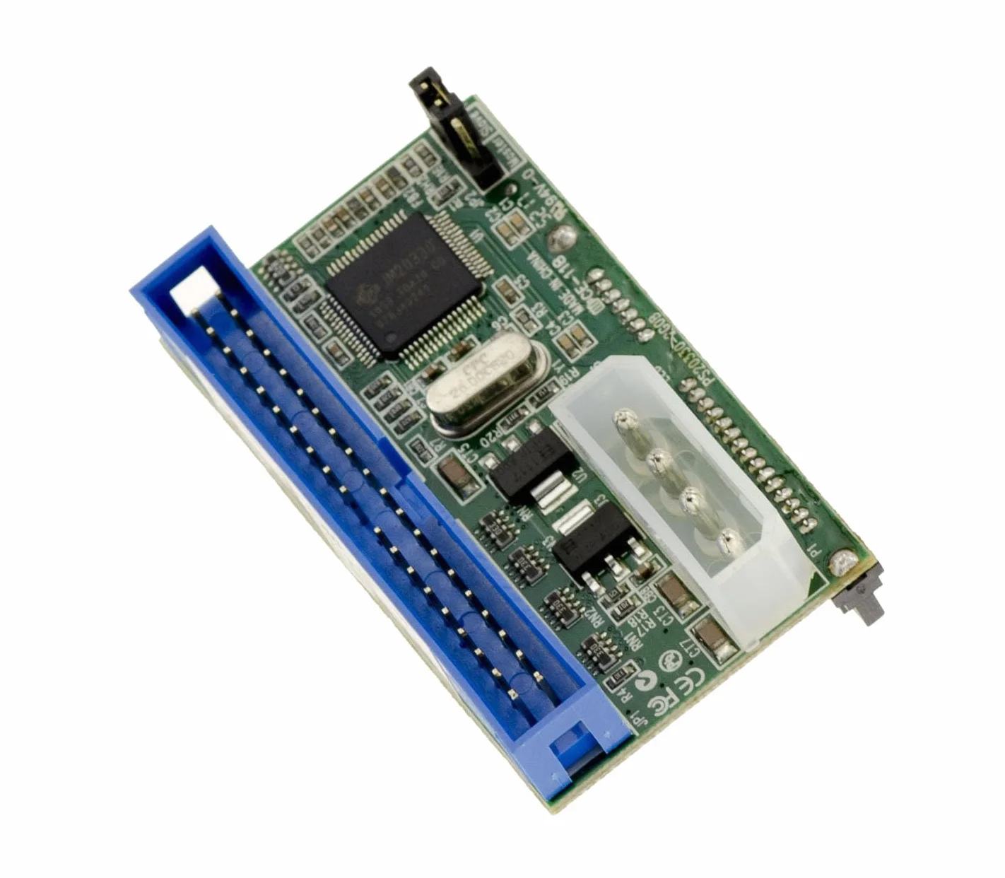 KALEA-INFORMATIQUE Adapter do podłączenia dysku twardego SATA do obrusu IDE z wyborem Master Slave i chipsetem JMicron JM20330