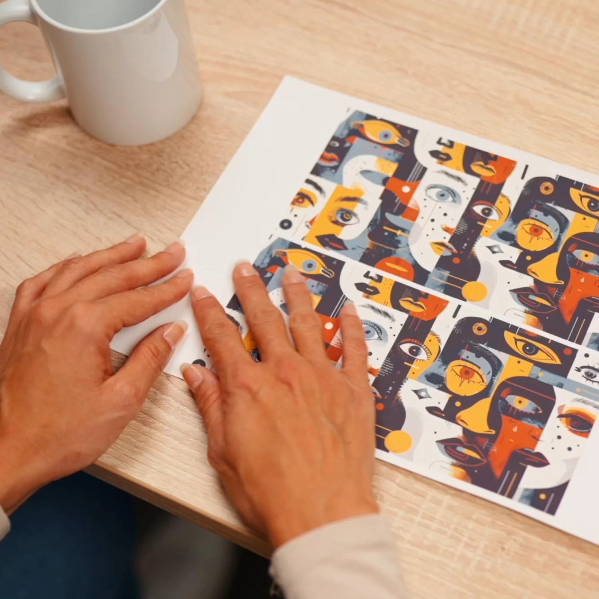Papier de sublimation A4 100 feuilles 100 g/m² 210 x 297 mm EPSON SAWGRASS RICOH BROTHER