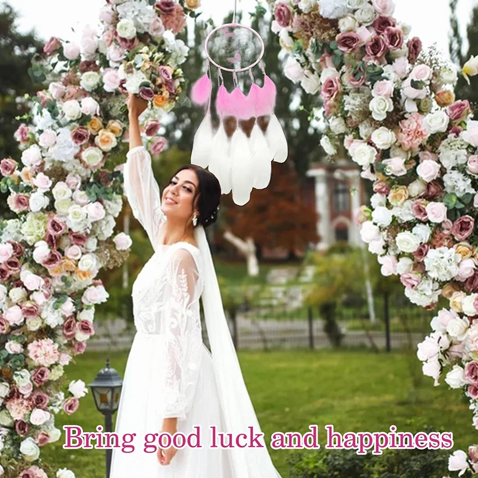 Papillon Dream Catcher Tenture Murale Plume Décoration Mariage Chambre