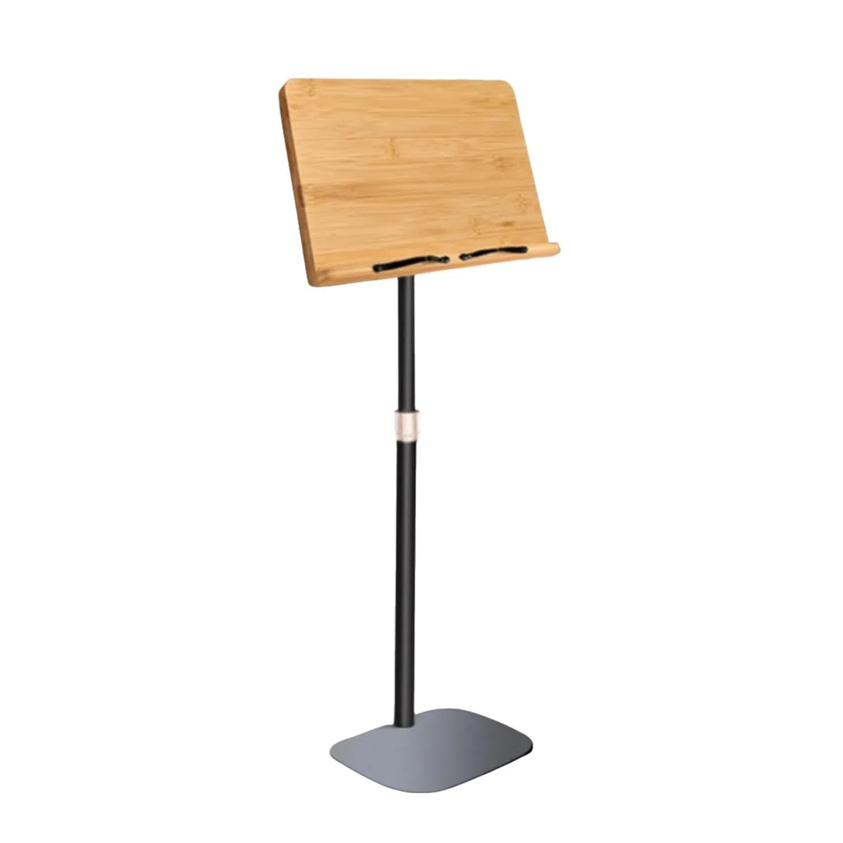 Générique Pupitre de Lecture à Hauteur réglable (55-175 cm) avec Pinces à Pages - Idéal pour Les Discours, Les conférences, Les Offices Religieux et l'utilisation d'un Ordinateur Portable (Couleur 2)