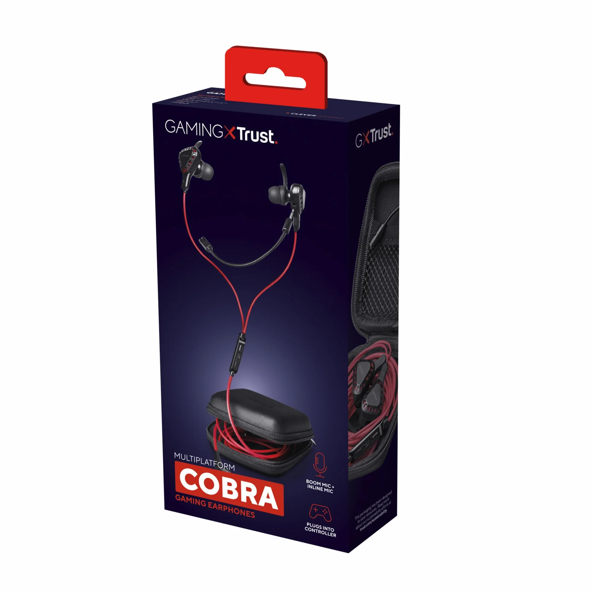 Trust Gaming GXT 411P Radius 23029, Słuchawki, Czarny