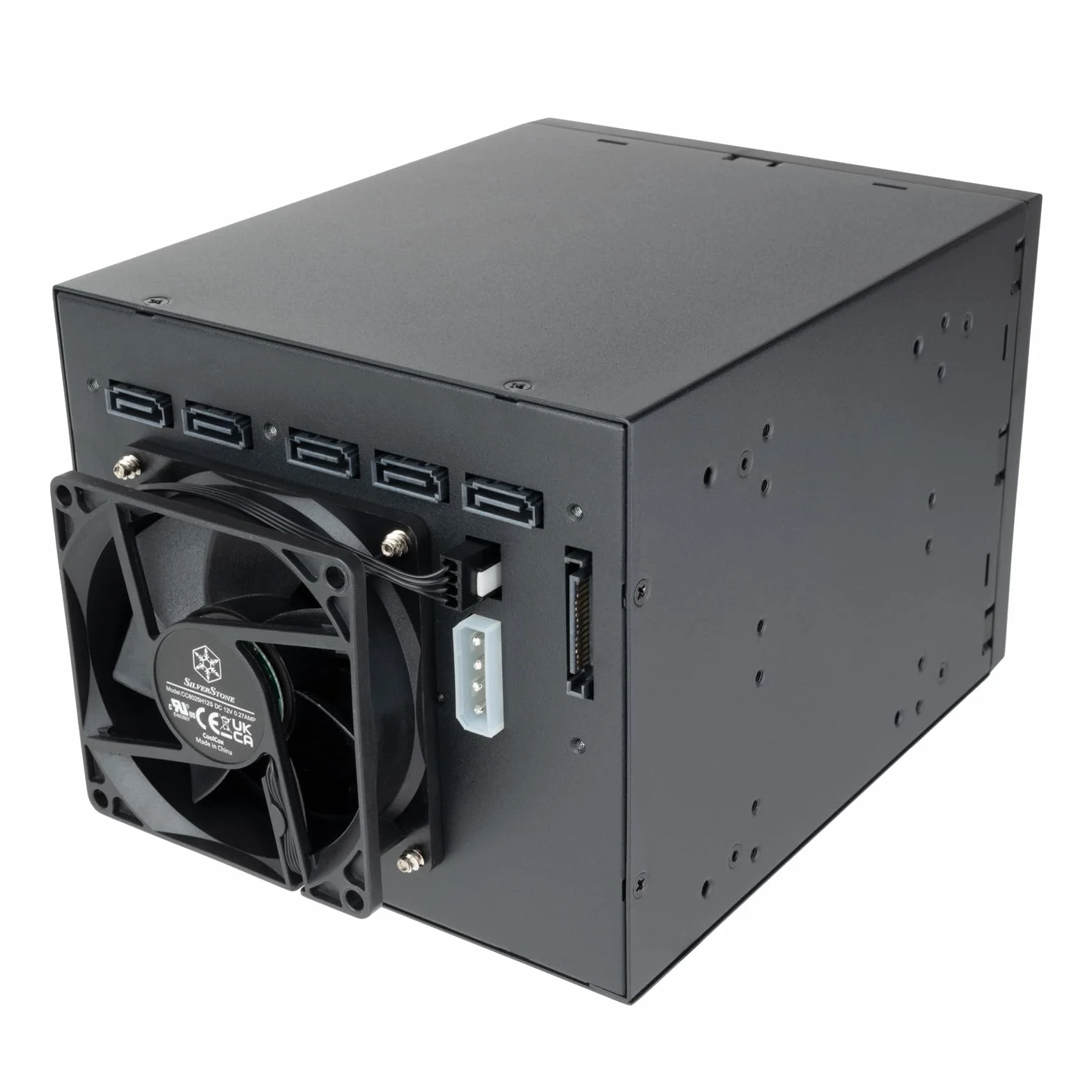 Silverstone SST-FS305B-E - Hot-Swap Adapter SAS-12G/SATA 6 Gb/s 5,25" na pięć kieszeni 3,5", SST-FS305B-E (czarny+czarny)