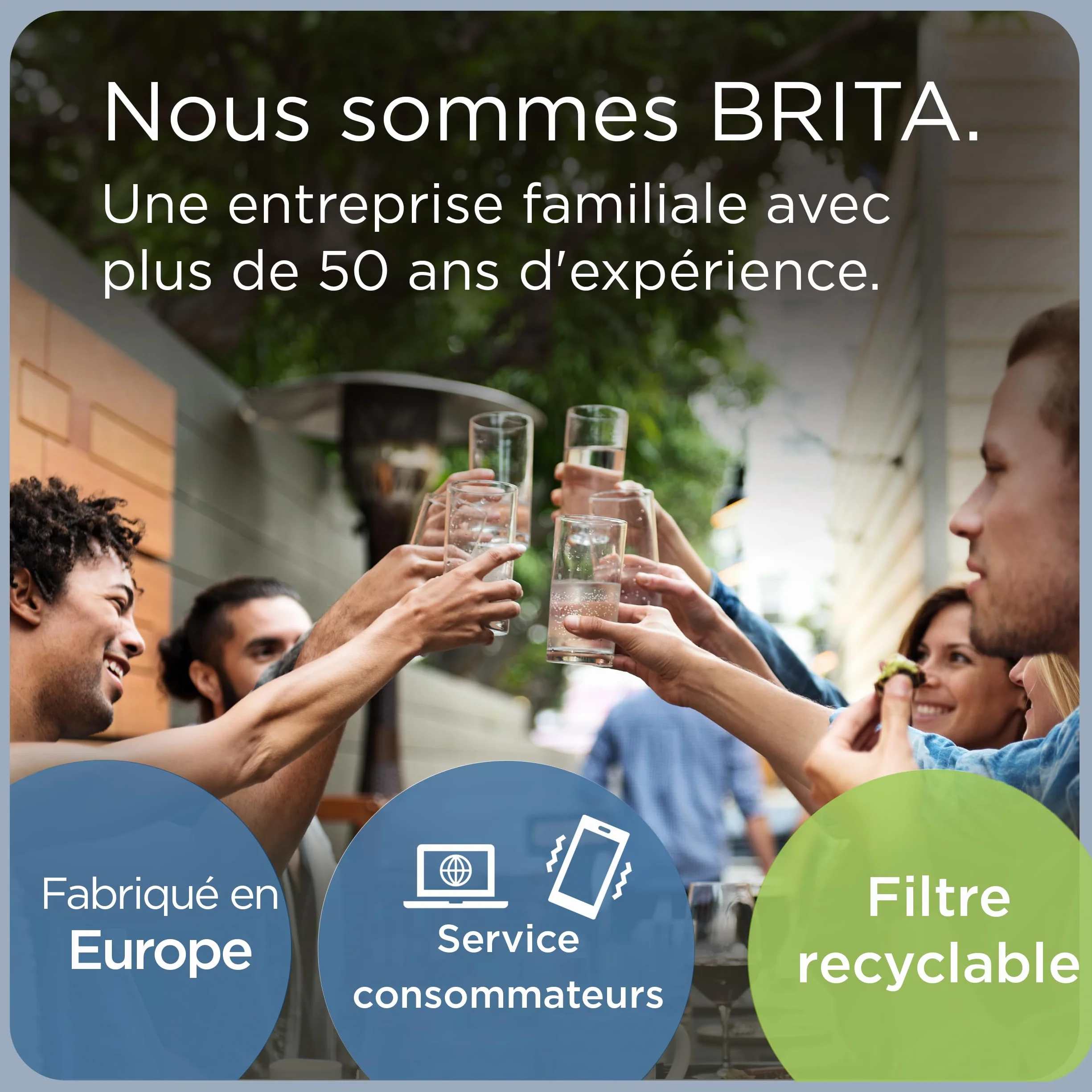 BRITA Carafe Filtrante Style XL Grise (3,6l) incl 1 cartouche filtrante eau robinet MAXTRA PRO All-in-1 réduit PFAS, calcaire, chlore, certaines impuretés et métaux