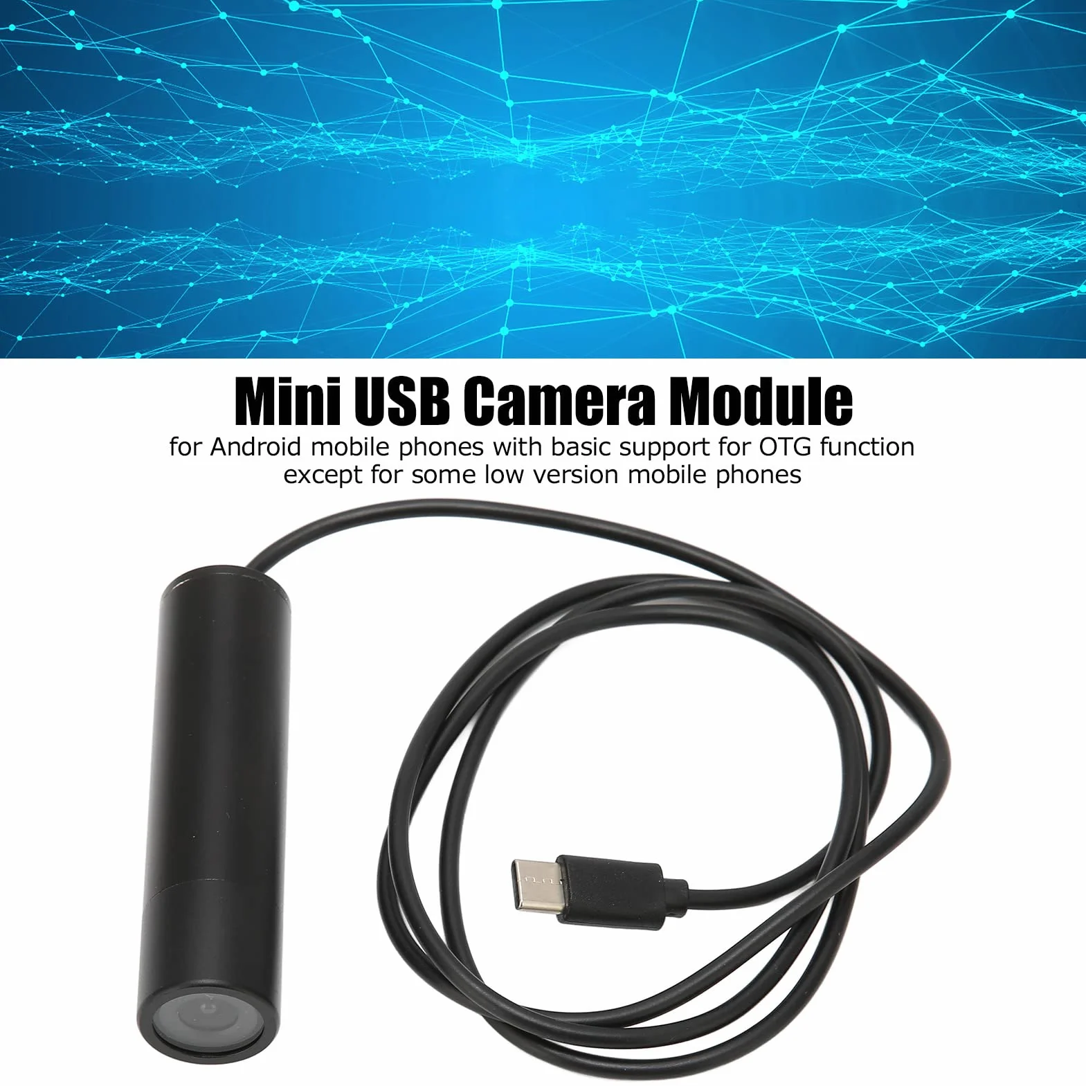 Zewnętrzna Kamera Telefonu Komórkowego, Zewnętrzna Kamera 1080P OTG, Wymienny Moduł Kamery USB Typu C, Mini Kamera Komputerowa, Obsługa UVC, Telefonów Komórkowych z Systemem dla Android