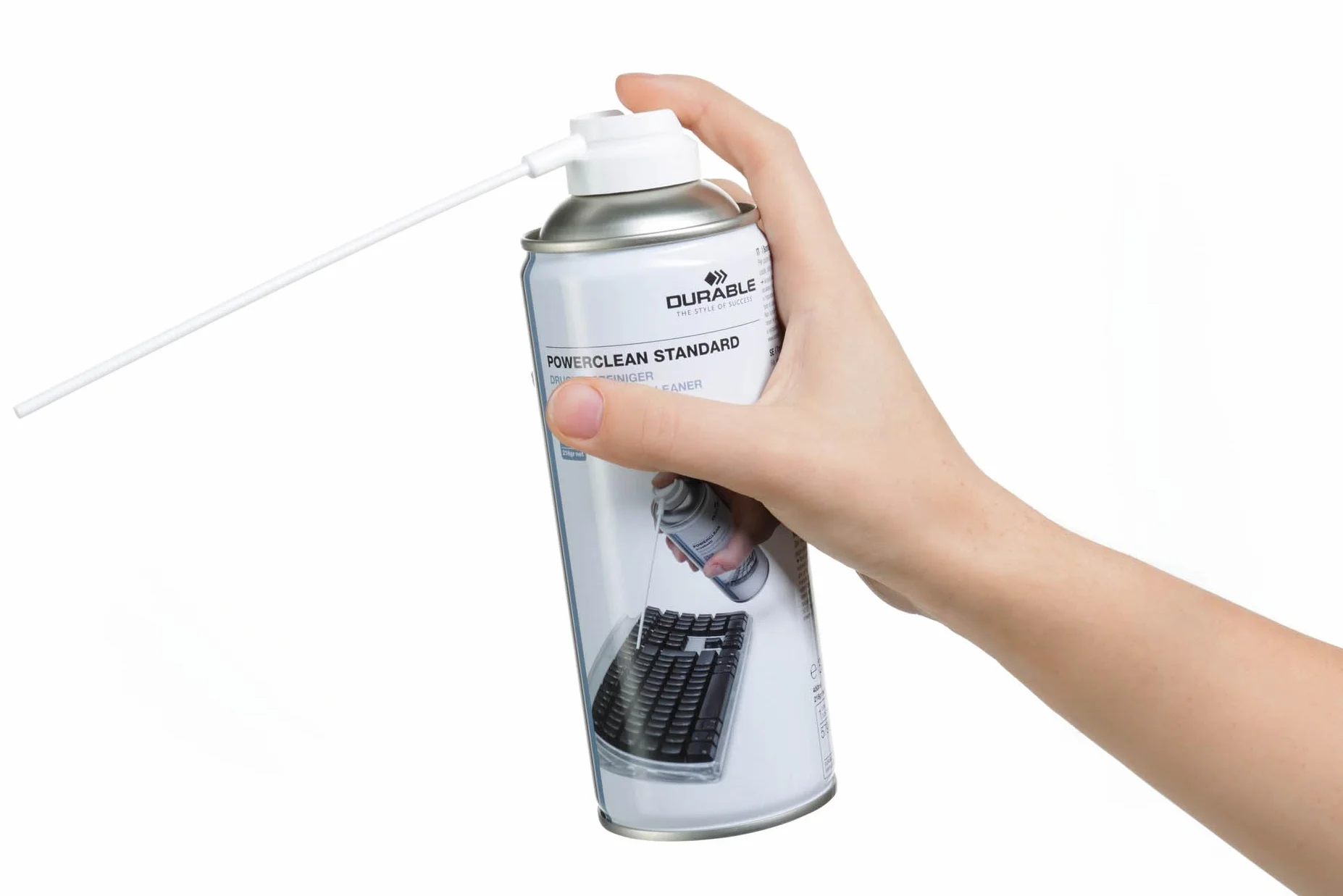 Durable 579619 Sprężone powietrze Powerclean Standard, pojemość 400 ml.