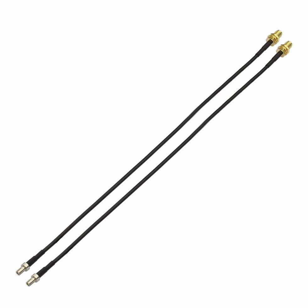 Eightwood 2 x kabel TS9-SMA, 30 cm, kompatybilny z routerem i modemem Huawei 4G LTE, przedłużacz anteny mobilnej o dużej prędkości