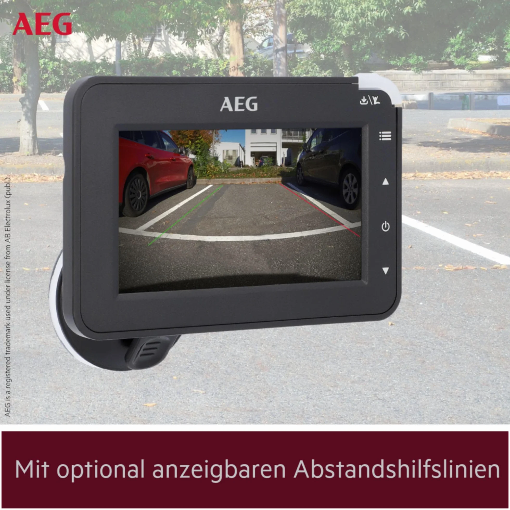 Aeg 10997 Kamera, Czarny, 4,3 Cala