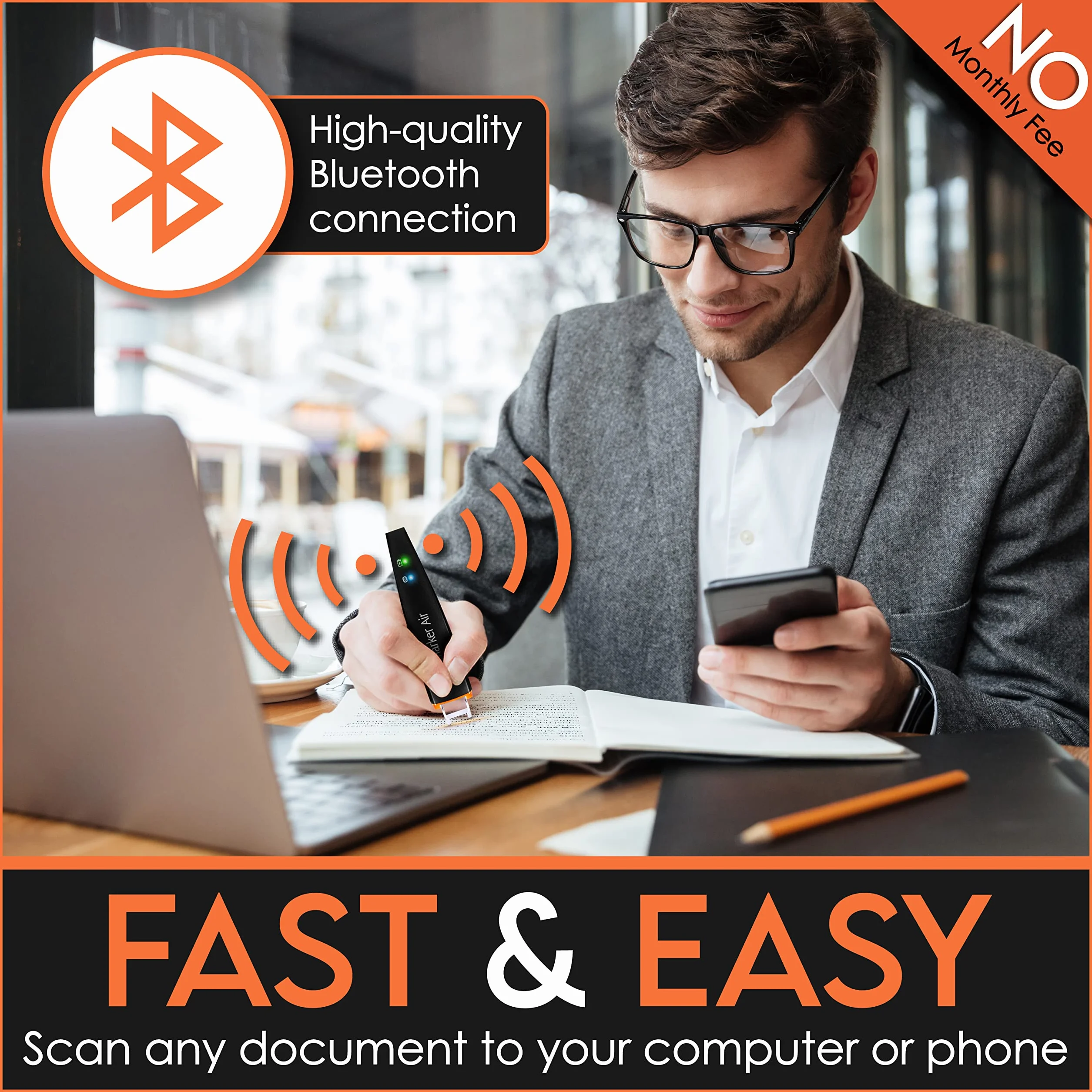 Scanmarker Air - cyfrowy zakreślacz Bluetooth Scanmarker Air - cyfrowy zakreślacz Bluetooth (czarny)