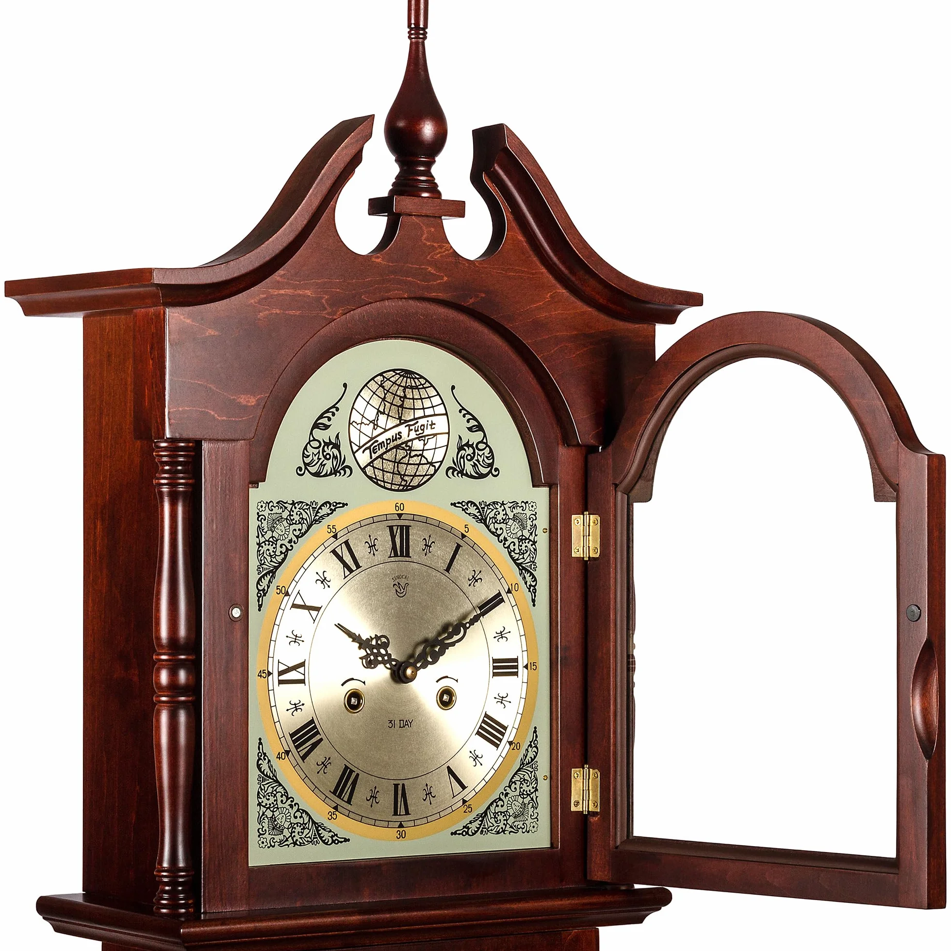 STILISTA Horloge Grand-Père Rétro Régulateur Europa 188 x 42,5 x 19cm Pendule Murale