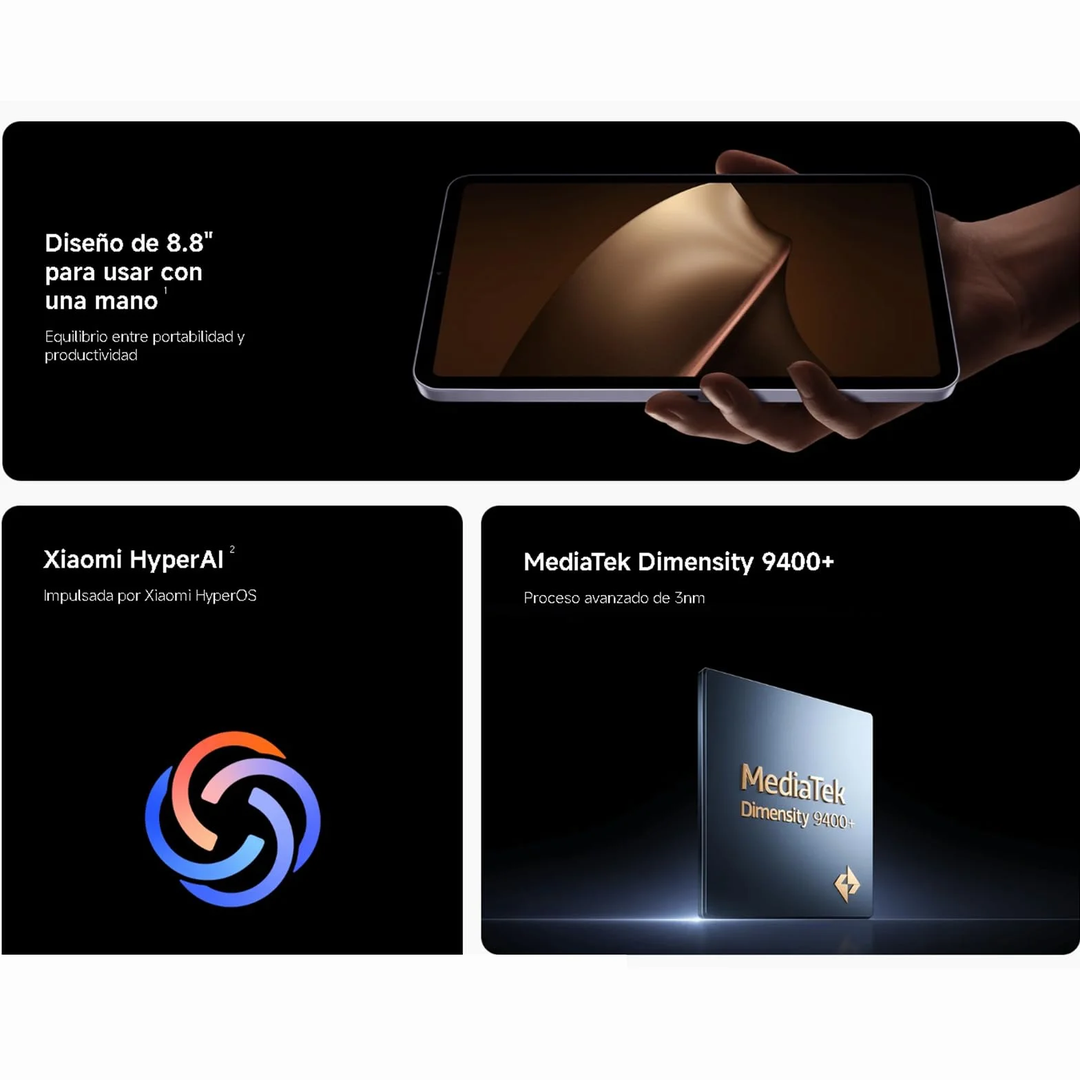 XIAOMI Pad Mini Tablet 12GB 512GB, Czarny