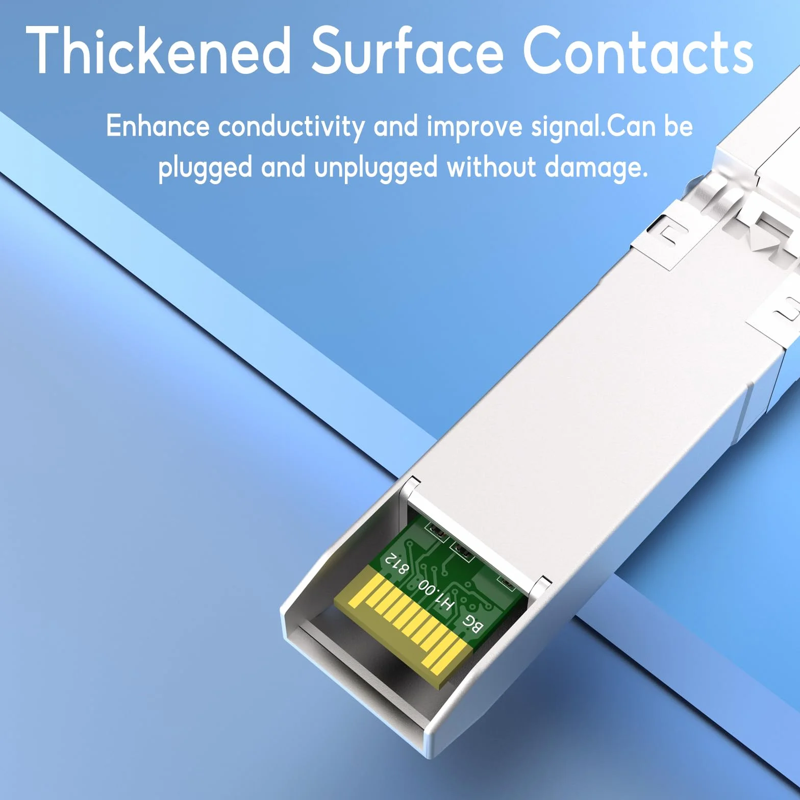 Moduły 10GBase-T RJ45 SFP+ 10G SFP+ RJ-45 miedziany nadajnik do SODOLA, SFP na Ethernet, Plug and Play, Hot Pluggable, do 30 m odległości, miedziane moduły SFP (1 opakowanie)