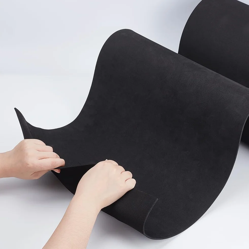 NBEADS Tapis de Doublure de Boîte à Outils 8mx40cm Revêtement de Tiroir Protection Optimale Noir