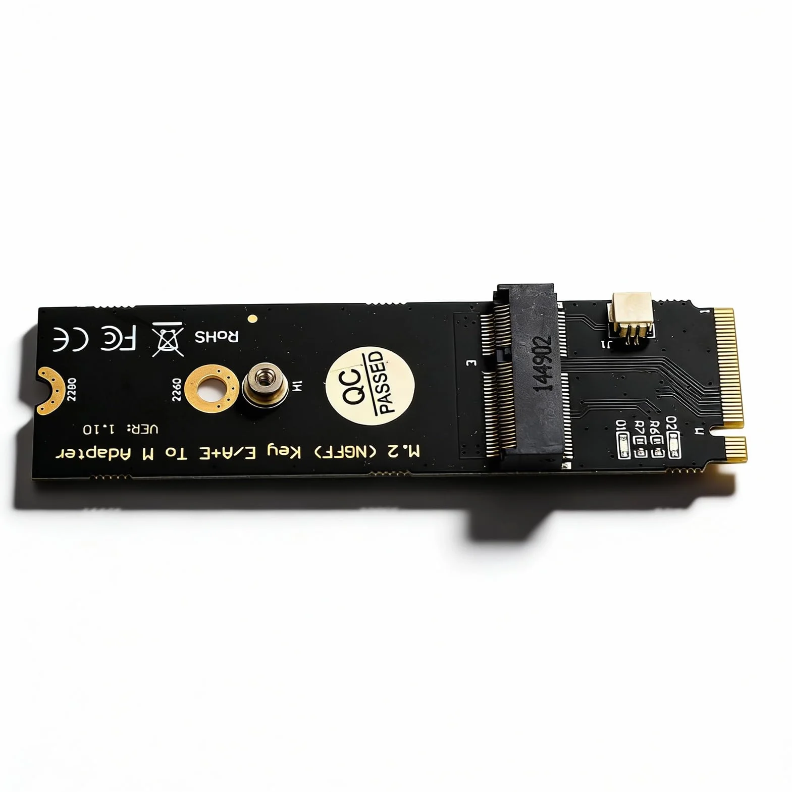 Karta M.2 NGFF A E Key WiFi Bluetooth 4.2 do Adaptera M.2 Key M SSD, Bezprzewodowa Karta WiFi NGFF A/E-Key do Adaptera M.2 NGFF Key-M NVME SSD do AX200/AX201/AX210