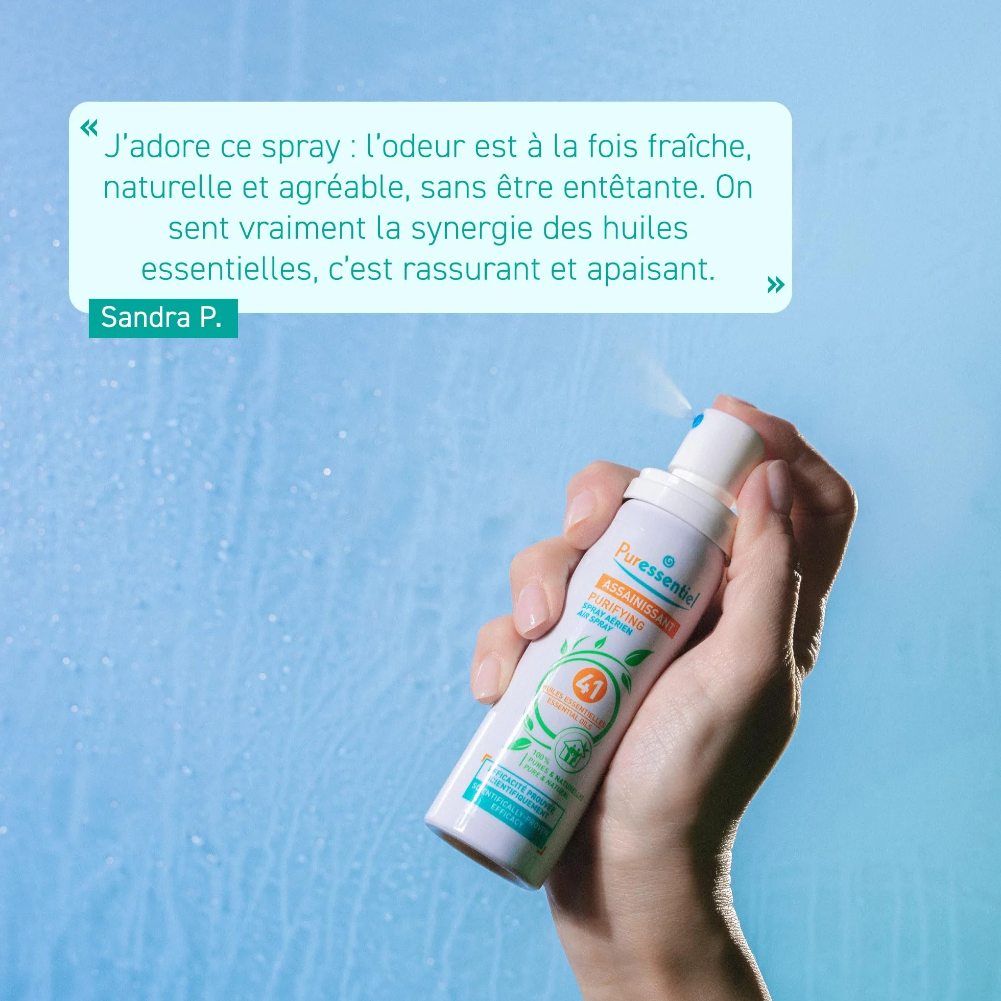 Puressentiel Assainissant Spray Aérien aux 41 Huiles Essentielles 500 ml