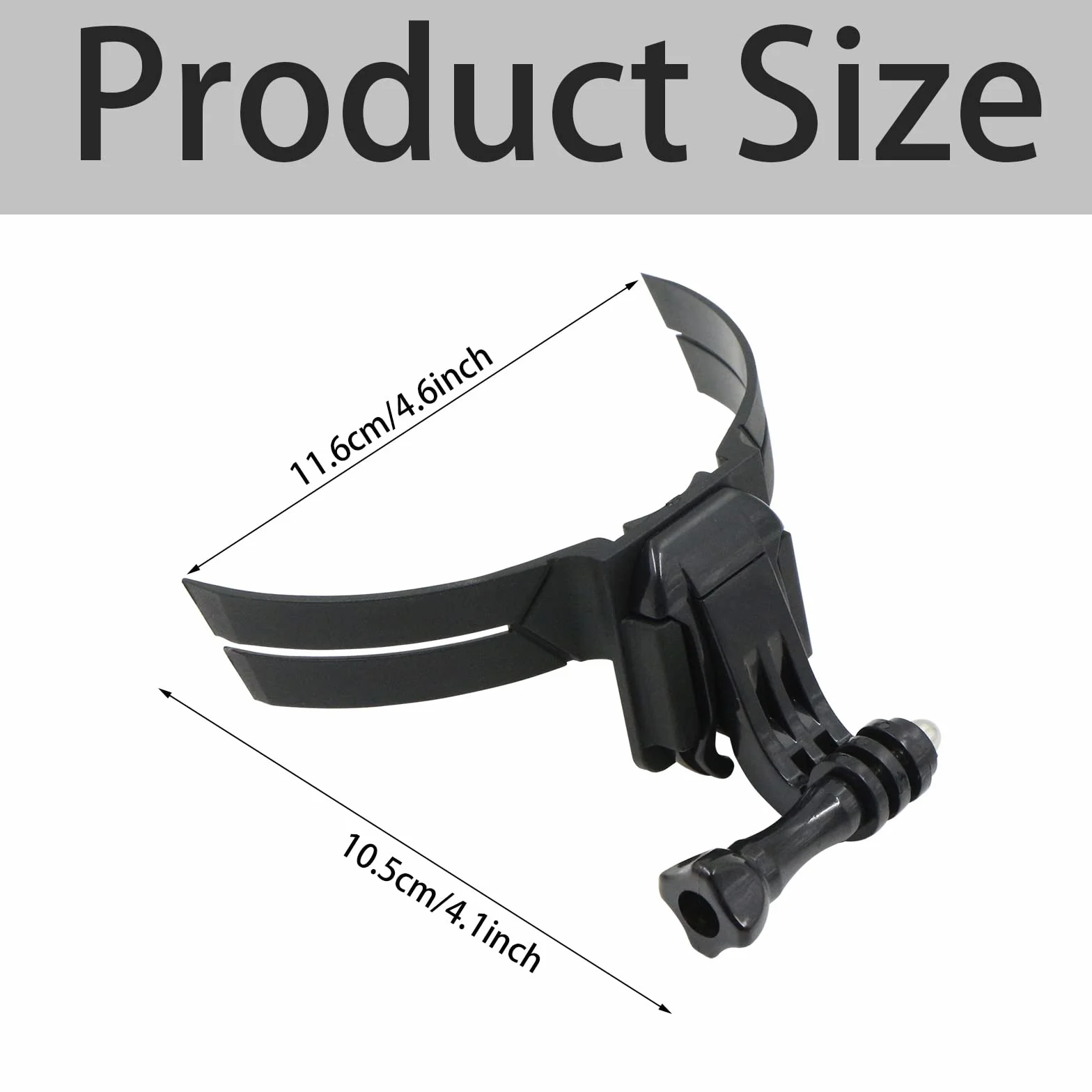 Uchwyt na kask motocyklowy, uchwyt do GoPro Hero 11, 10, 9, 8, 7, uchwyt na kask, zakrzywiony uchwyt na kask, kompatybilny z aparatami Session, Xiaomi Yi, SJCAM i innymi kamerami sportowymi