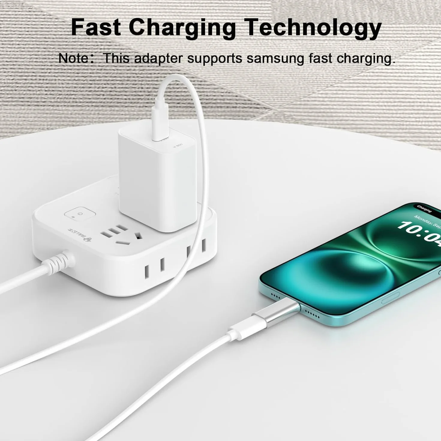 Adaptateur Lightning vers USB C pour iPhone 15 16 17 Pro Max Plus, prise en charge recharge et transfert de données