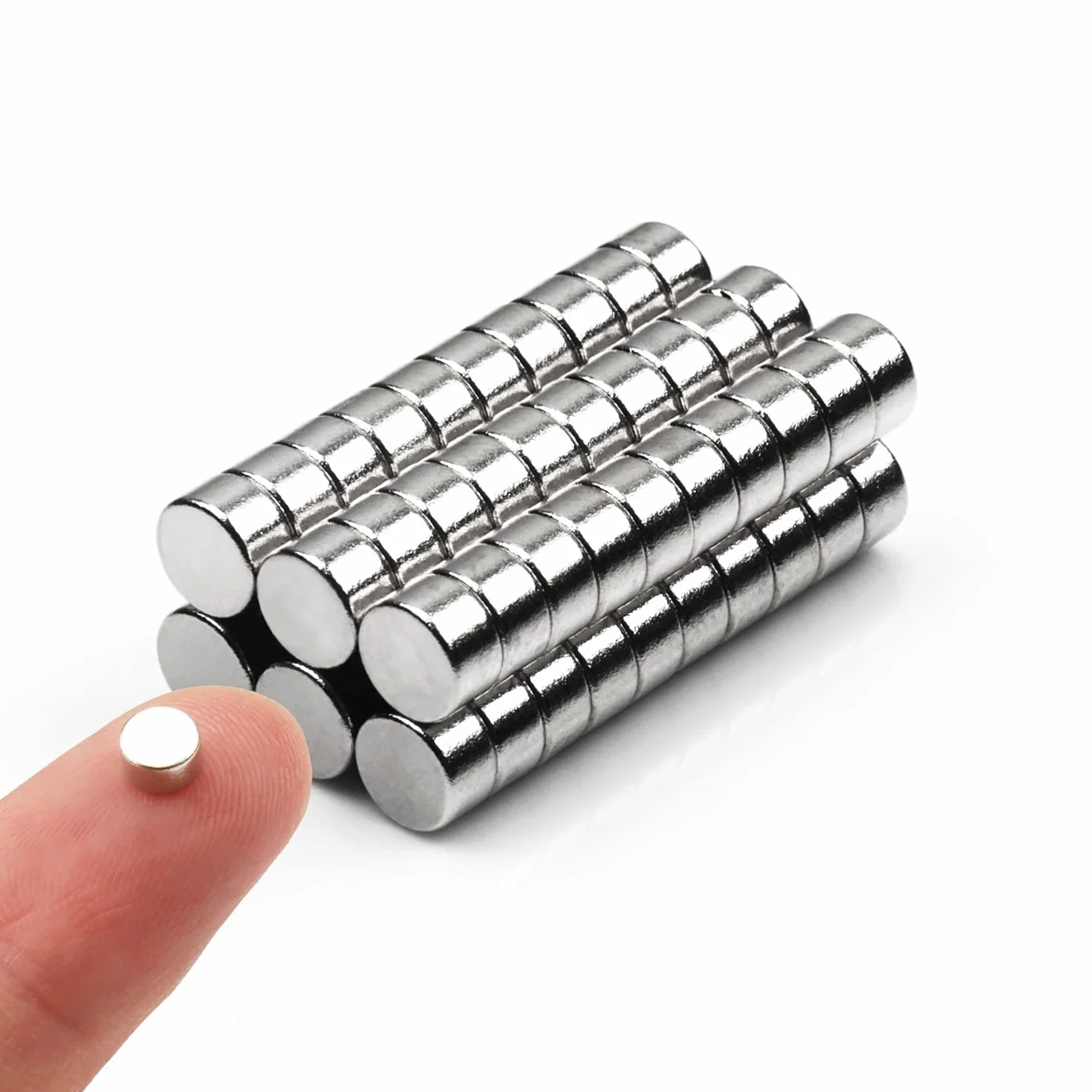Lot de 60 mini aimants ronds pour réfrigérateur, tableau blanc, travaux manuels