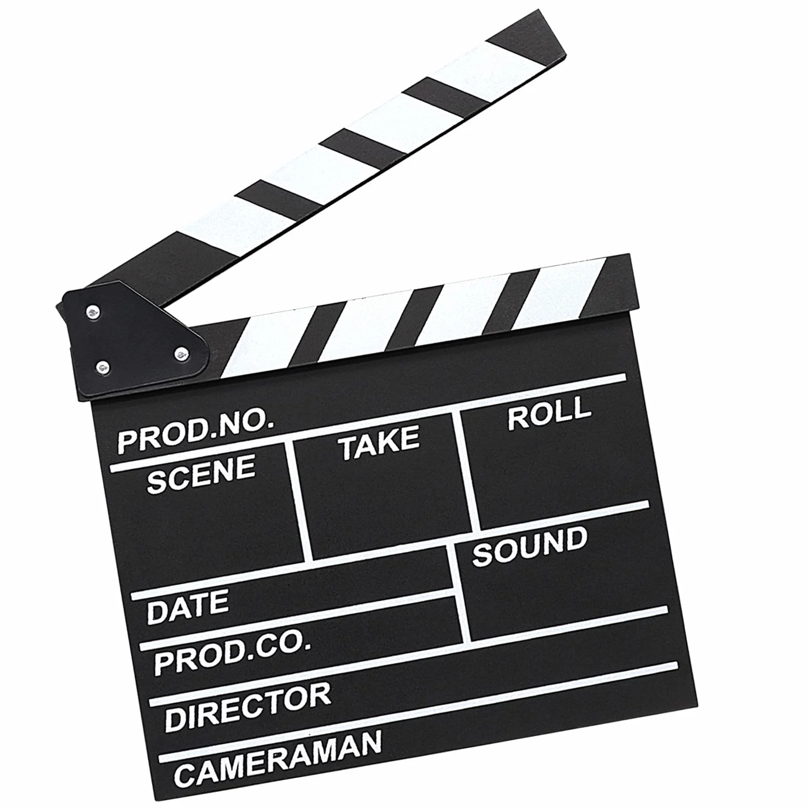 Tableau d'administration en bois clapperboard vintage accessoires de film TV