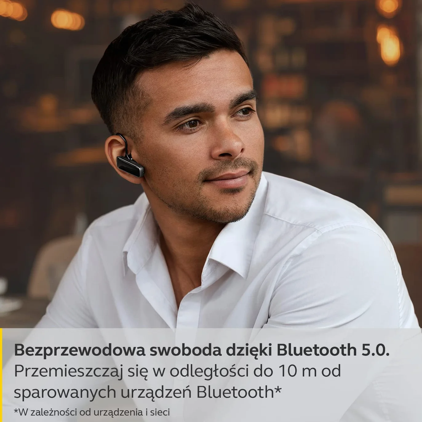 Jabra Talk 25 SE Mono Bluetooth - Bezprzewodowy Zestaw Słuchawkowy na Jedno Ucho - Wbudowany Mikrofon, Streaming Multimediów i Czas Rozmów do 9 Godzin - Kolor Czarny
