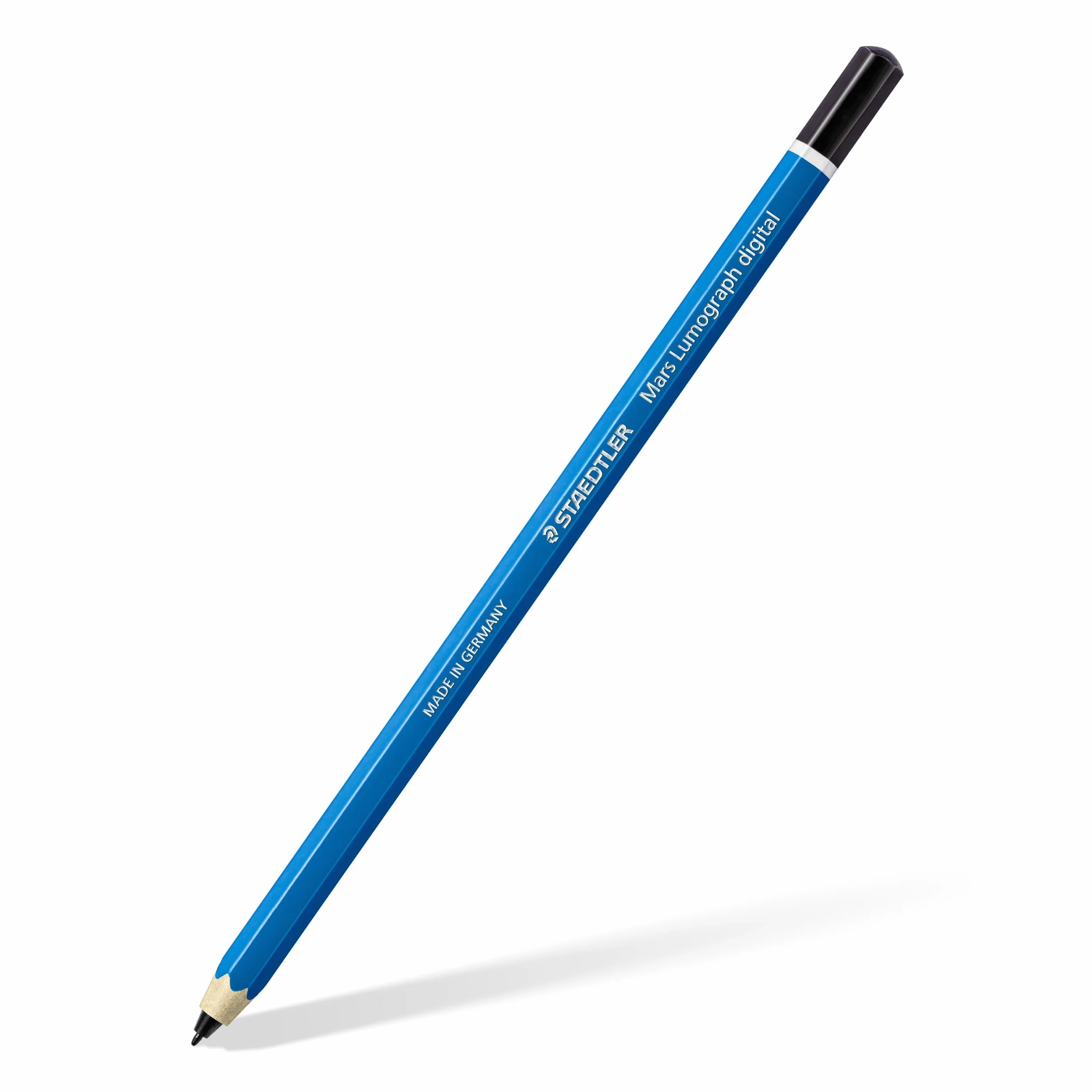 Staedtler Mars Lumograph digital classic 180 22. EMR rysik do cyfrowego pisania i rysowania na ekranach dotykowych EMR (klasyczny kształt sześciokątny, 4096 stopni nacisku, cienka końcówka 0,7 mm)