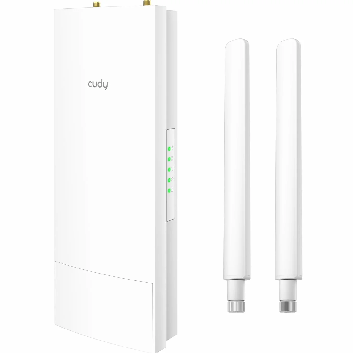 Cudy Zewnętrzny dwupasmowy wzmacniacz AC1200, punkt dostępu, router, router WISP, pasywne PoE 24 V, ochrona przed odgromami, od -40°C do 60°C, temperatura robocza