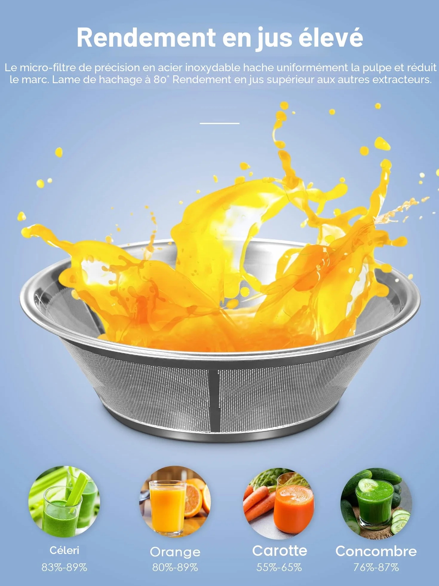 Reemix Centrifugeuse Extracteur de Jus, Centrifugeuse Fruits et Legumes à 2 Vitesses, 65 MM Large Bouche, Pieds Antidérapants, Brosse de Nettoyage Incluse (Noir, 800W)